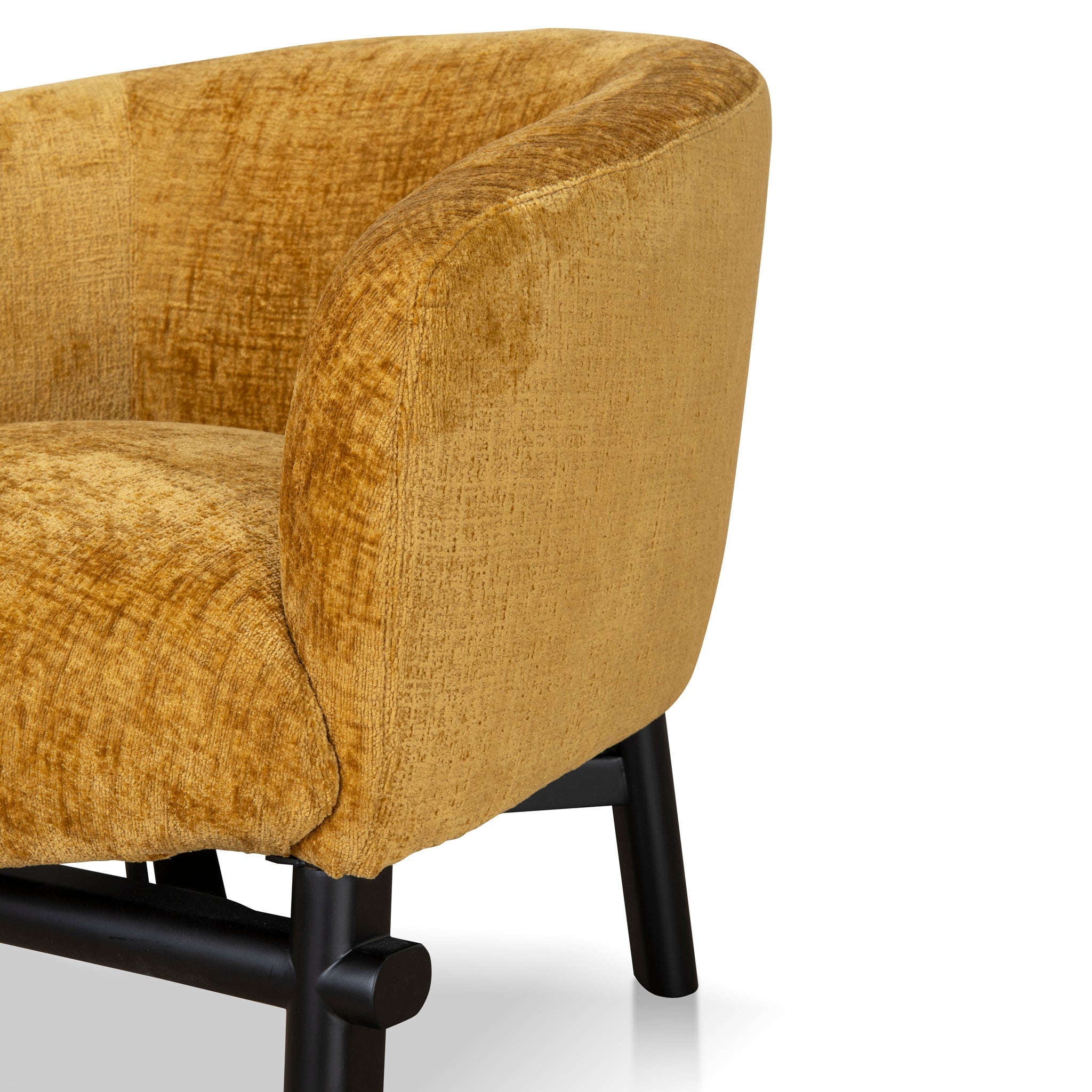 Fabric Armchair - Ochre - image 8