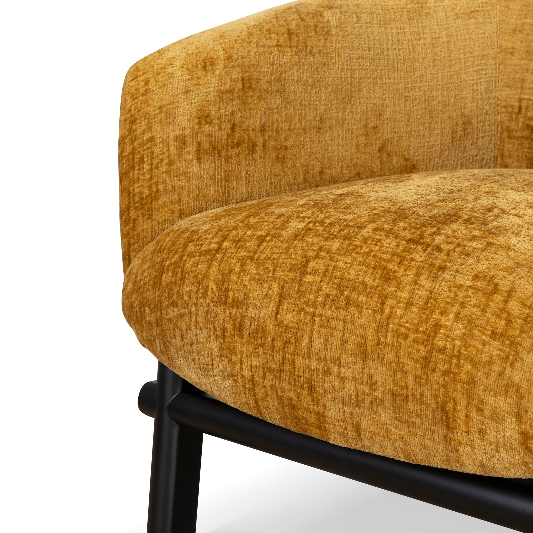 Fabric Armchair - Ochre - image 9