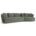 Right Chaise Sofa - Coral Dark Green - image 2