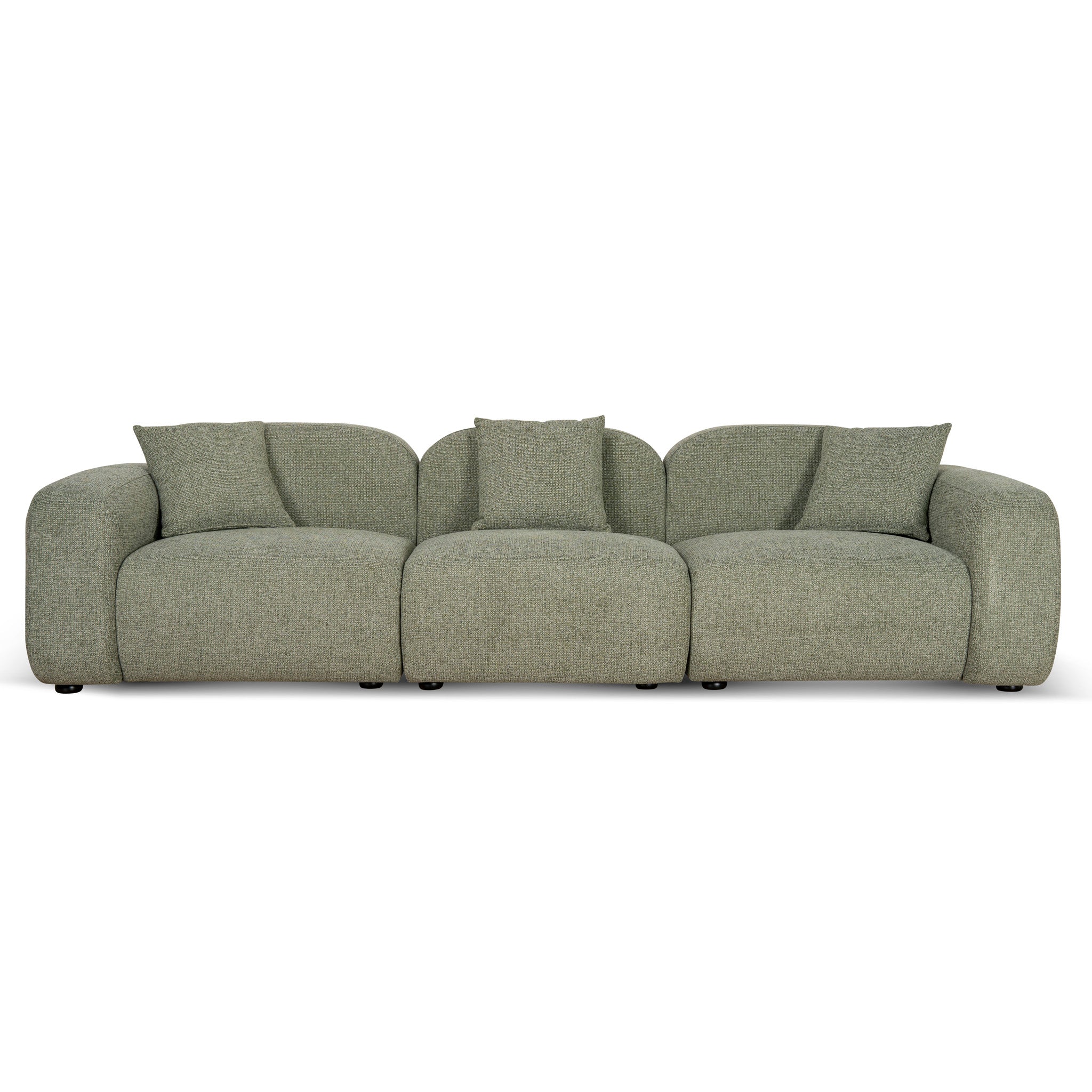 CLC10088-OLS 4 Seater Sofa - Coral Light Green