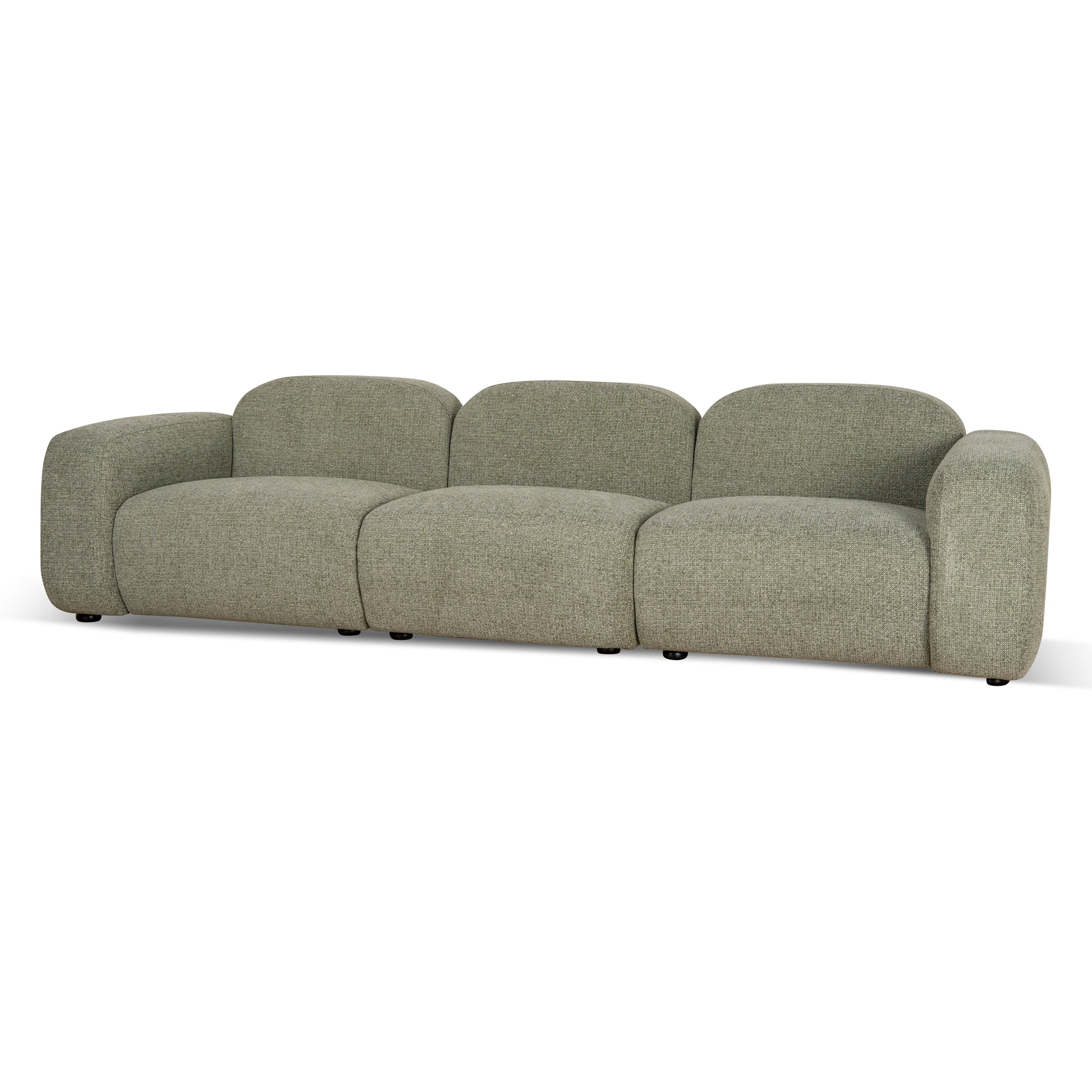 4 Seater Sofa - Coral Light Green - image 3