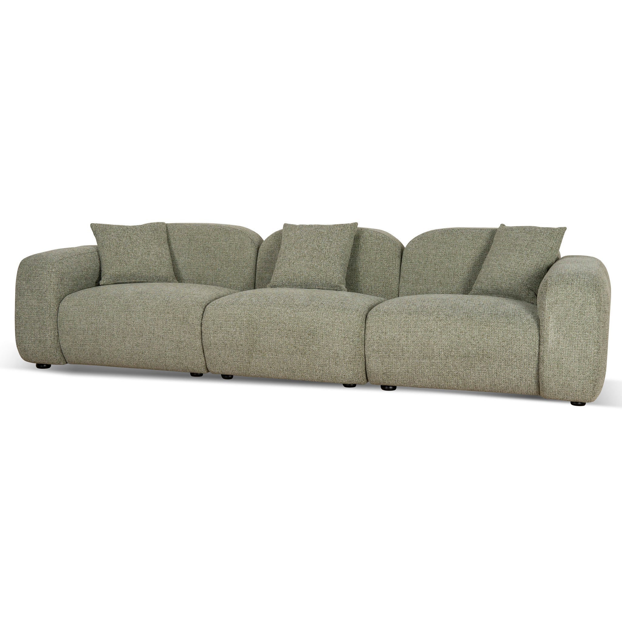 CLC10088-OLS 4 Seater Sofa - Coral Light Green