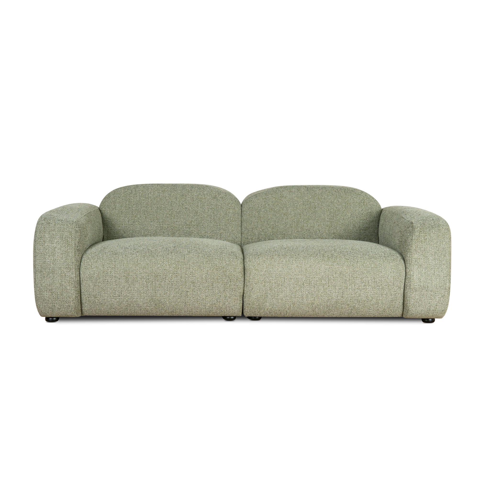 CLC10089-OLS 3 Seater Sofa - Coral Light Green