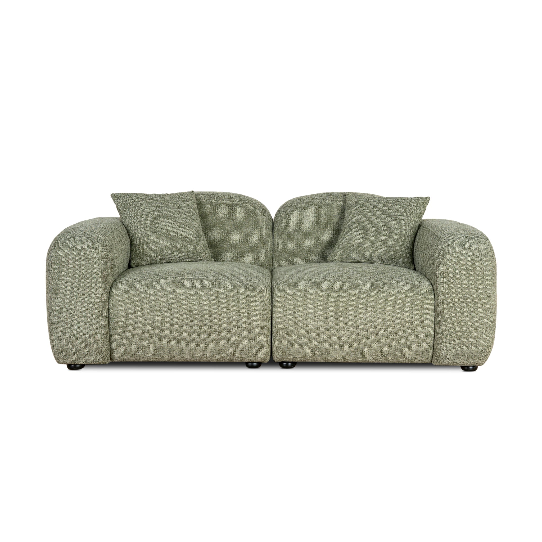 CLC10090-OLS 2 Seater Sofa - Coral Light Green