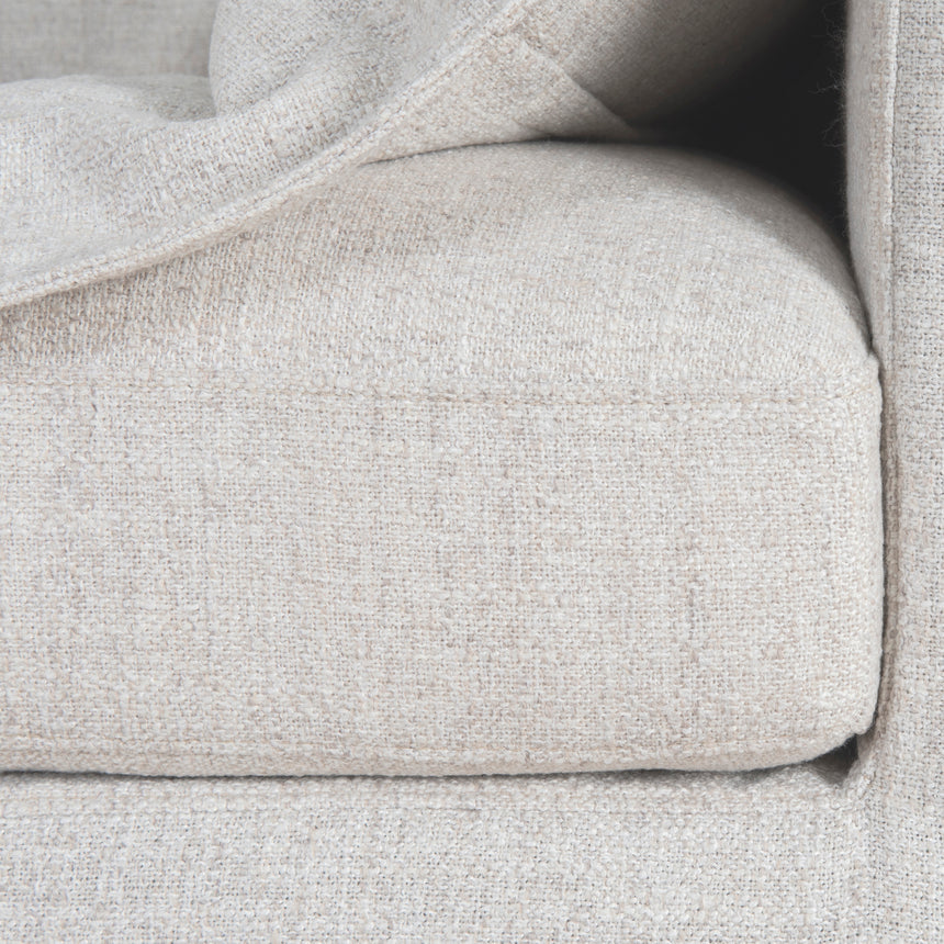 3 Seater Chaise Sofa - Silver Grey