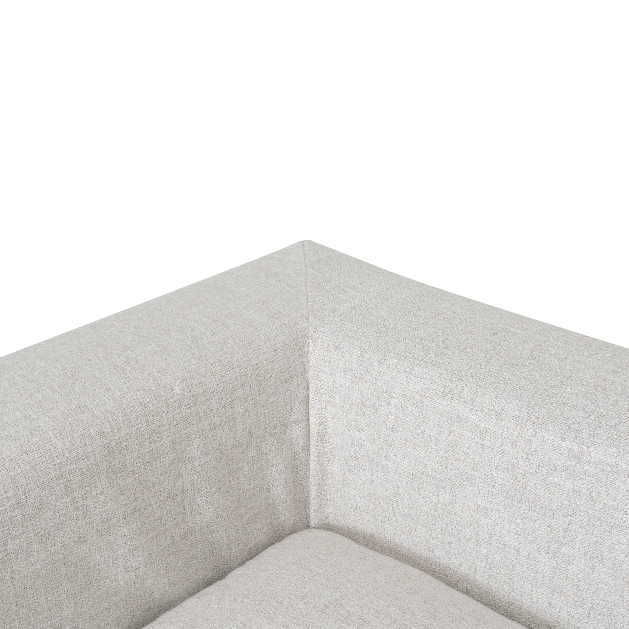 CLC10105-KSO 3 Seater Chaise Sofa - Pebble Beige