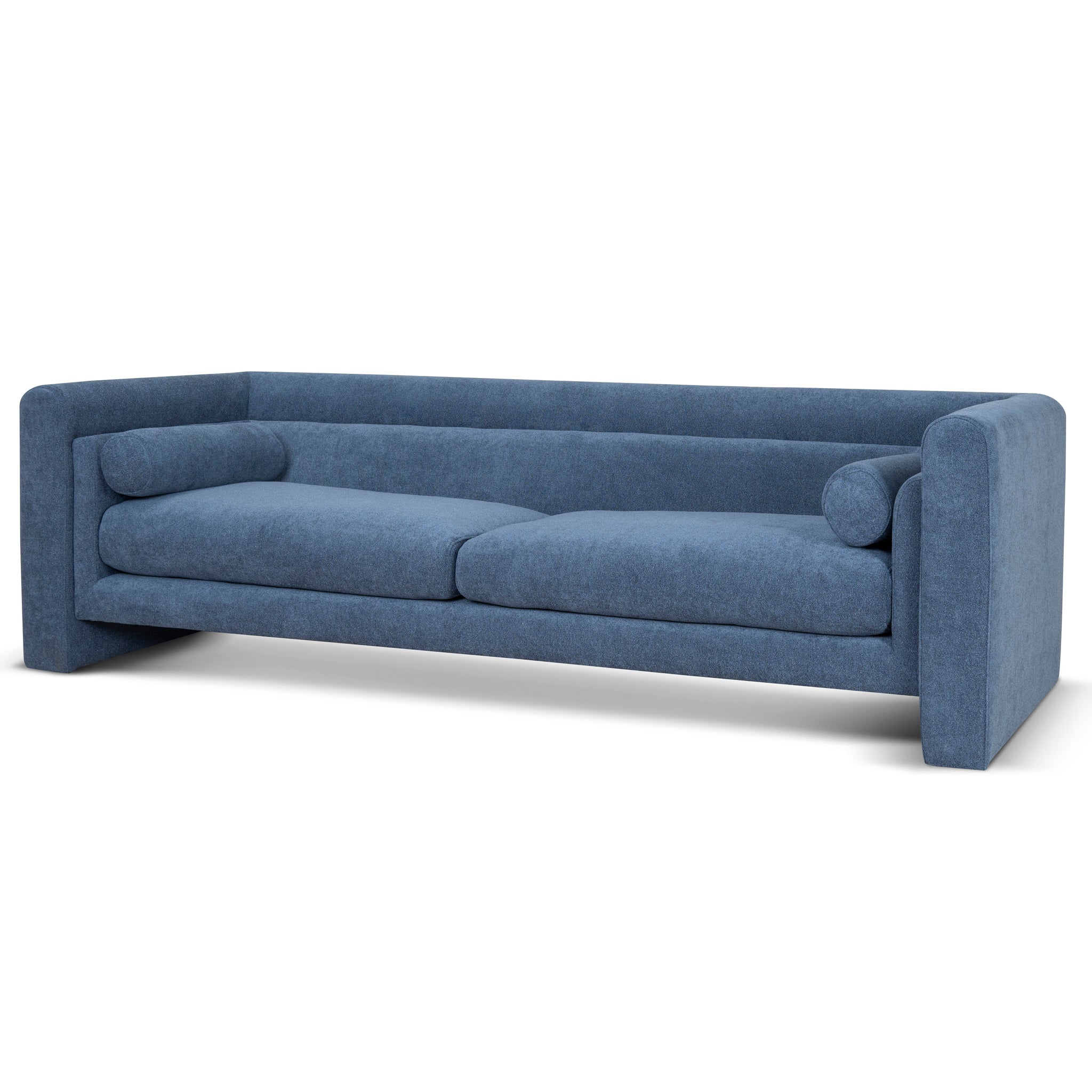 CLC10111-KSO 3 Seater Fabric Sofa - Navy Blue