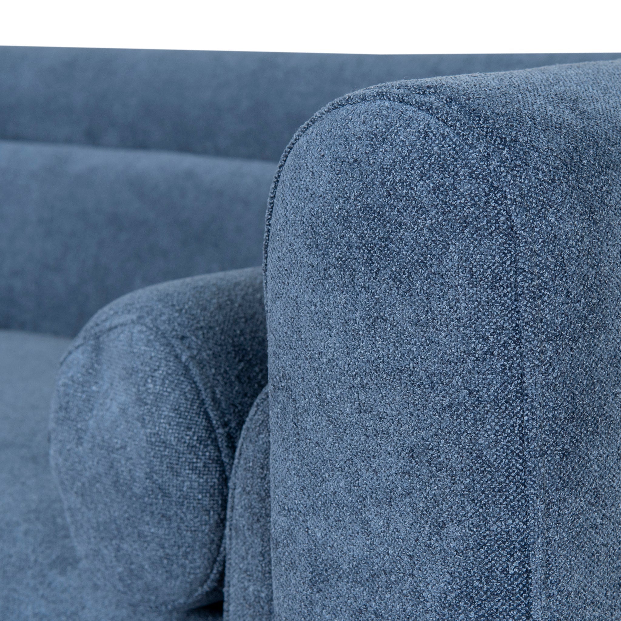 CLC10111-KSO 3 Seater Fabric Sofa - Navy Blue