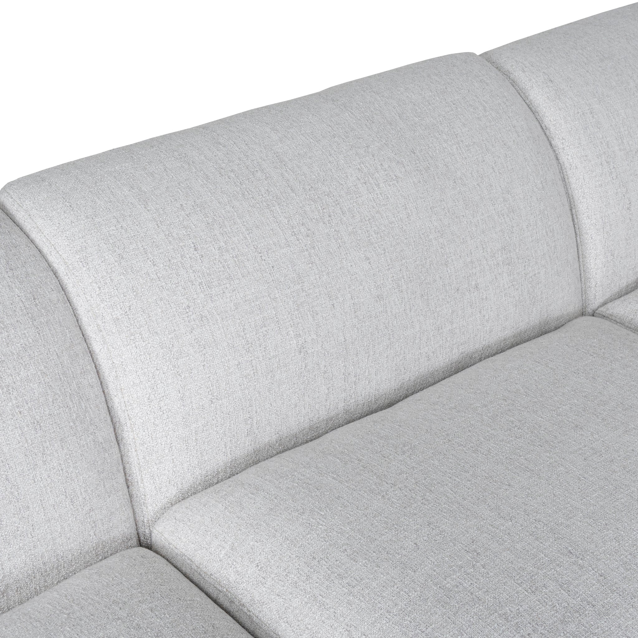 CLC10112-KSO Corner Fabric Sofa - Silver Grey