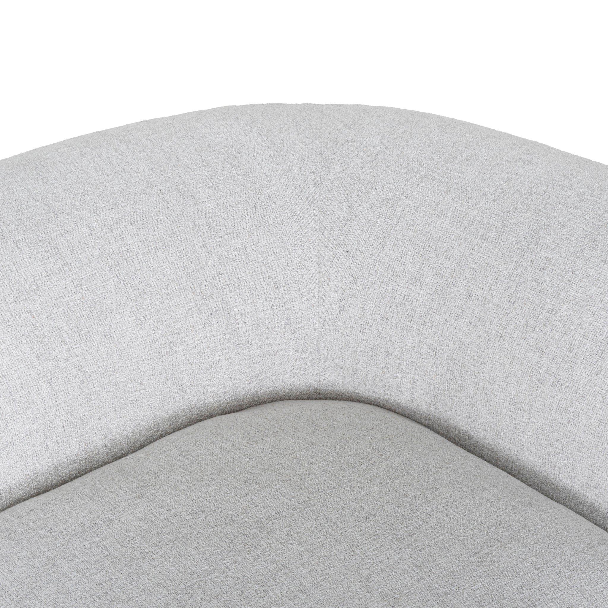 CLC10112-KSO Corner Fabric Sofa - Silver Grey