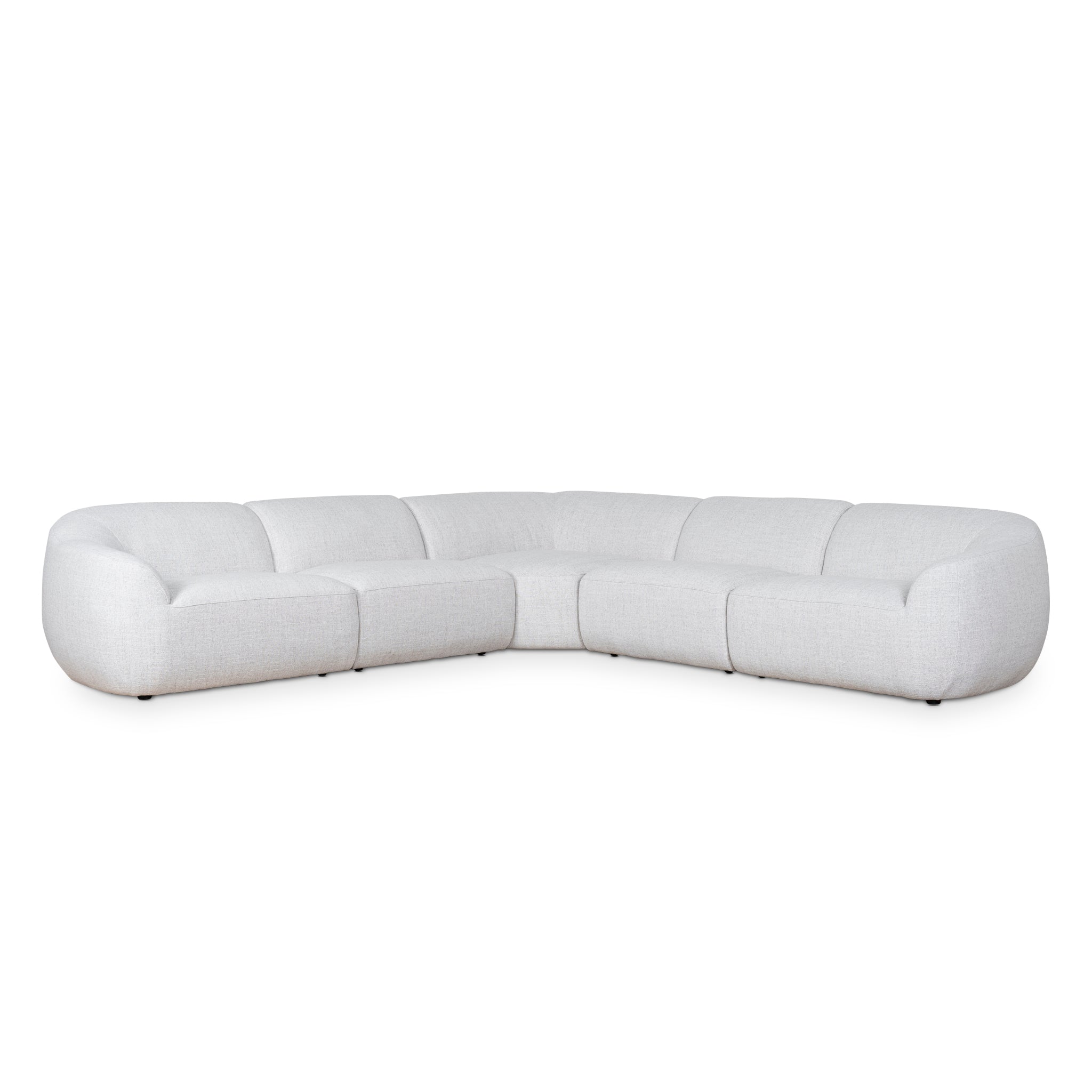 CLC10112-KSO Corner Fabric Sofa - Silver Grey