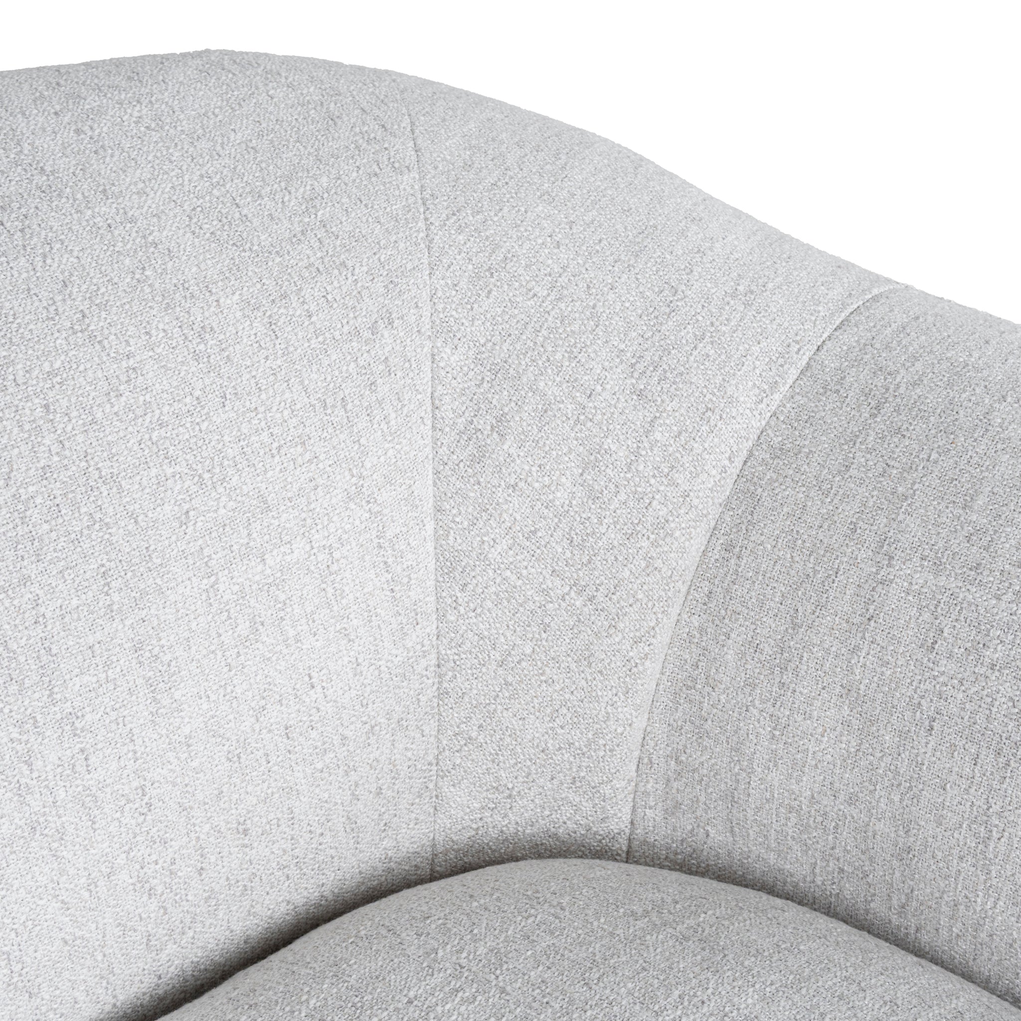 CLC10112-KSO Corner Fabric Sofa - Silver Grey