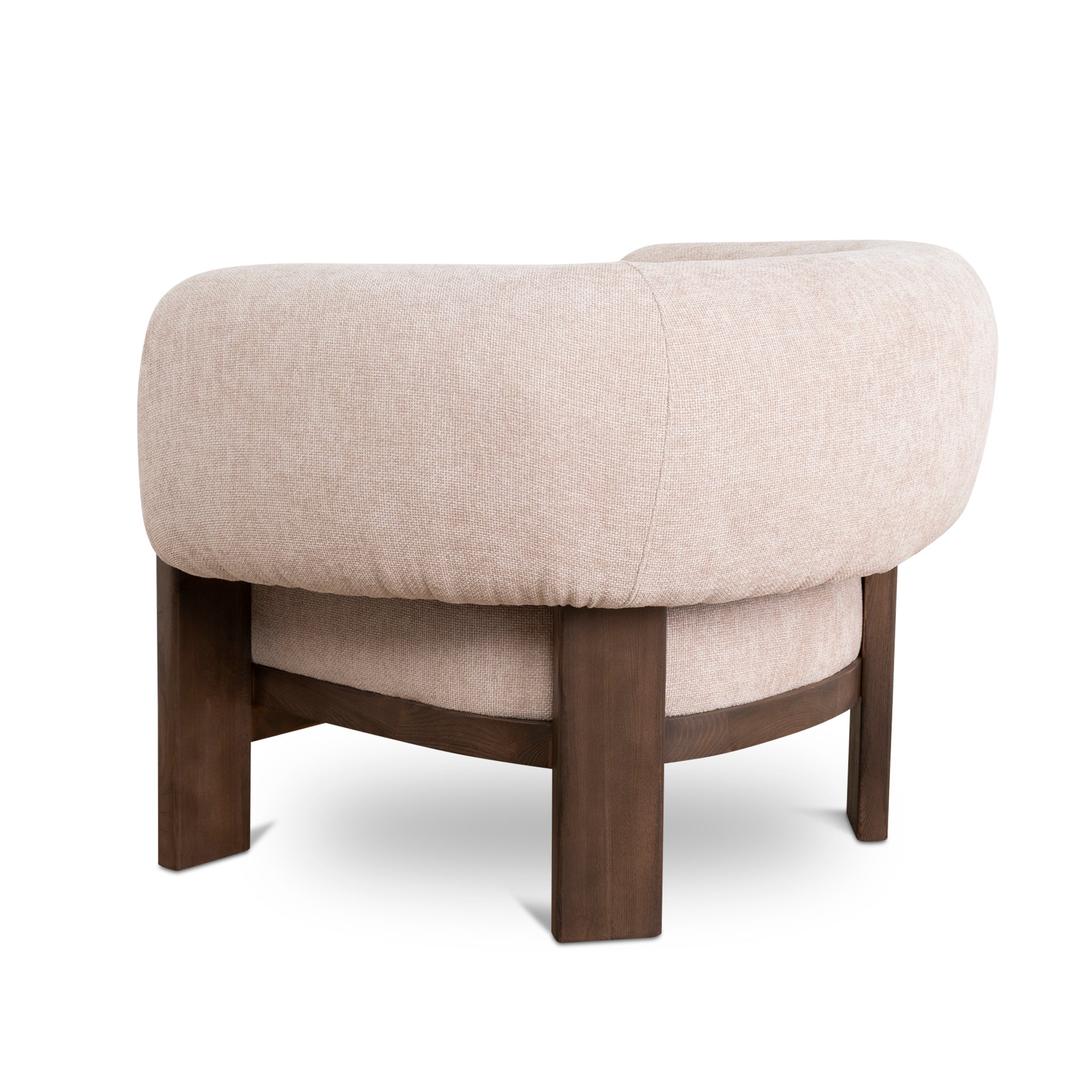 CLC10121-NI Walnut Armchair - Nicki Blush