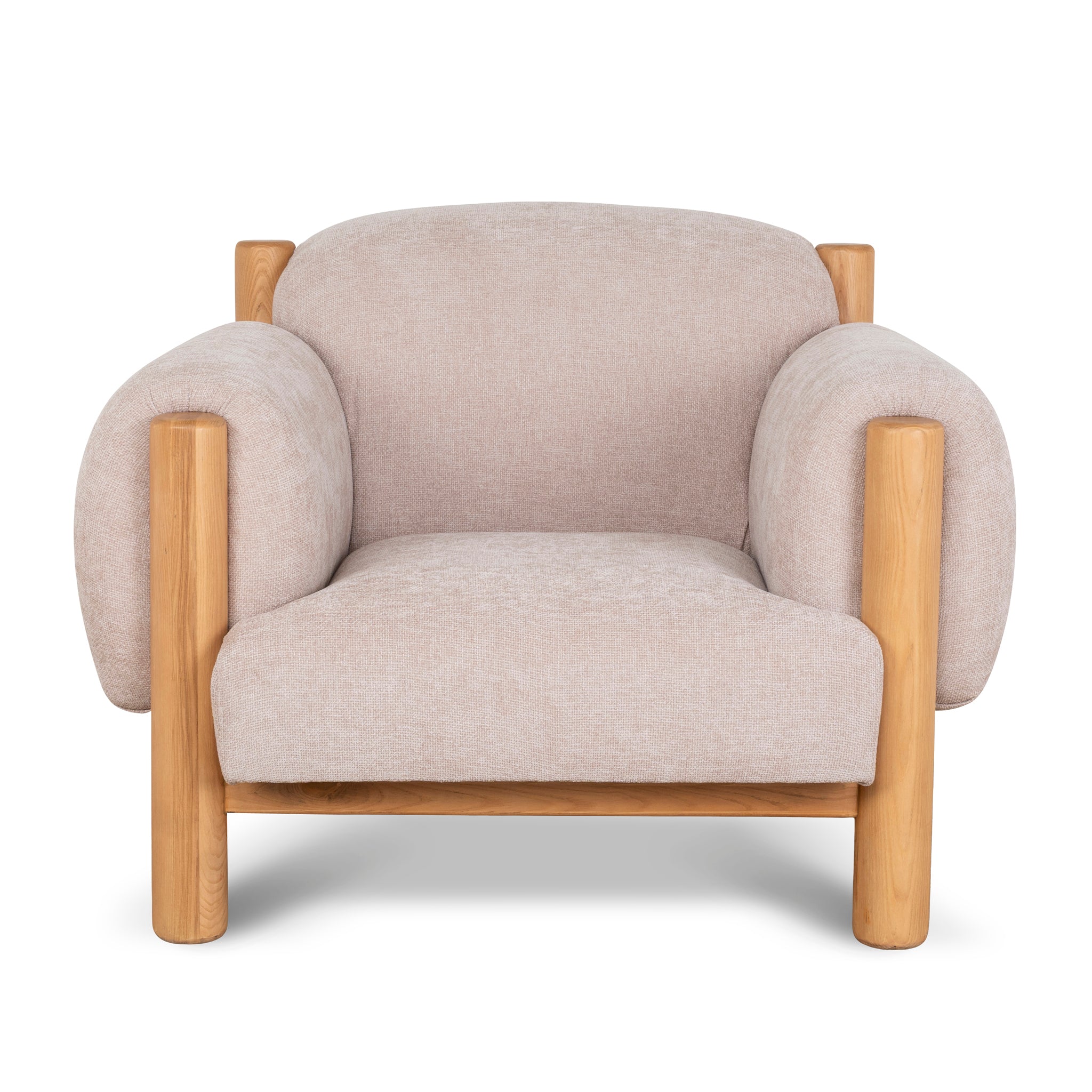 Natural Armchair - Nicki Blush - image 2