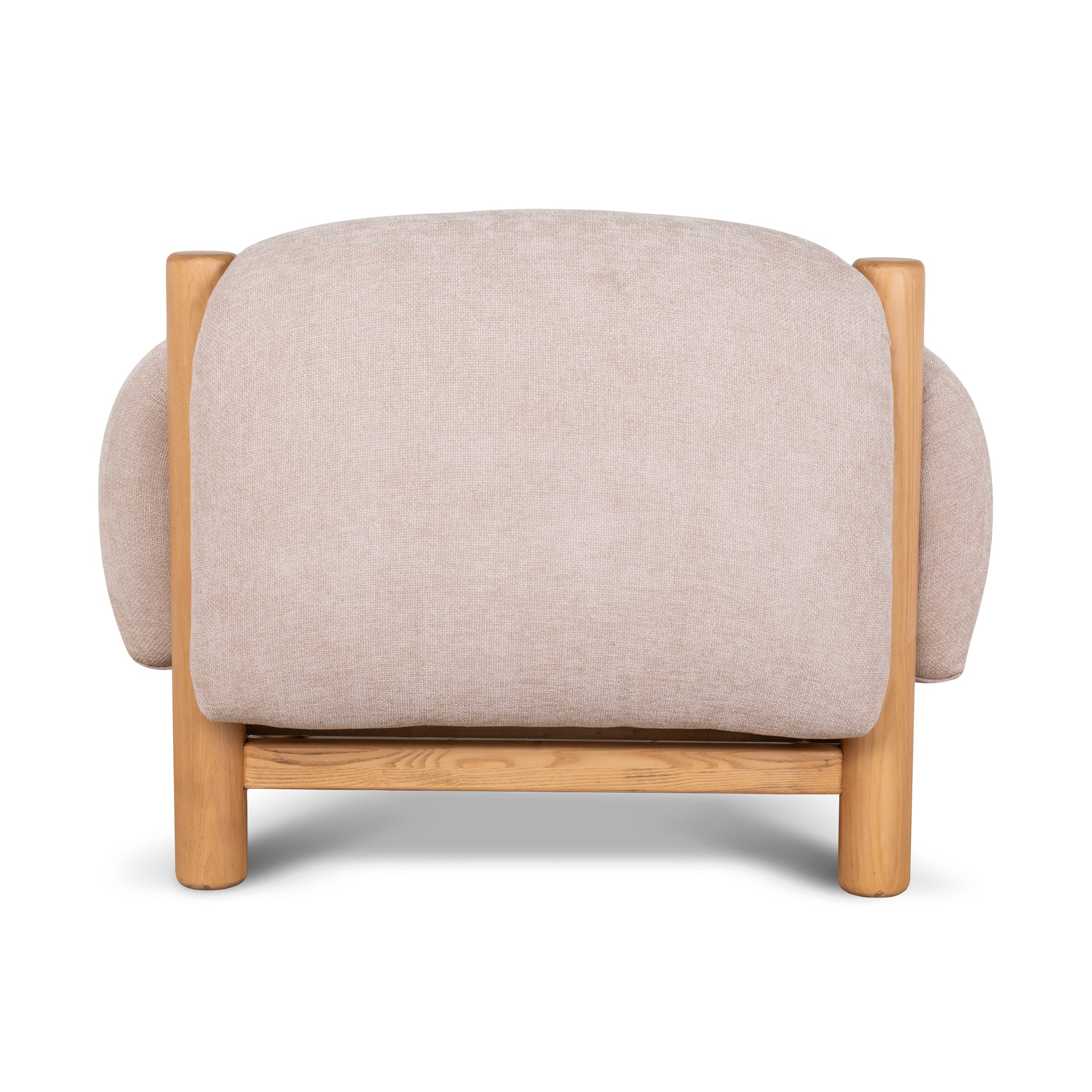 Natural Armchair - Blush Linen