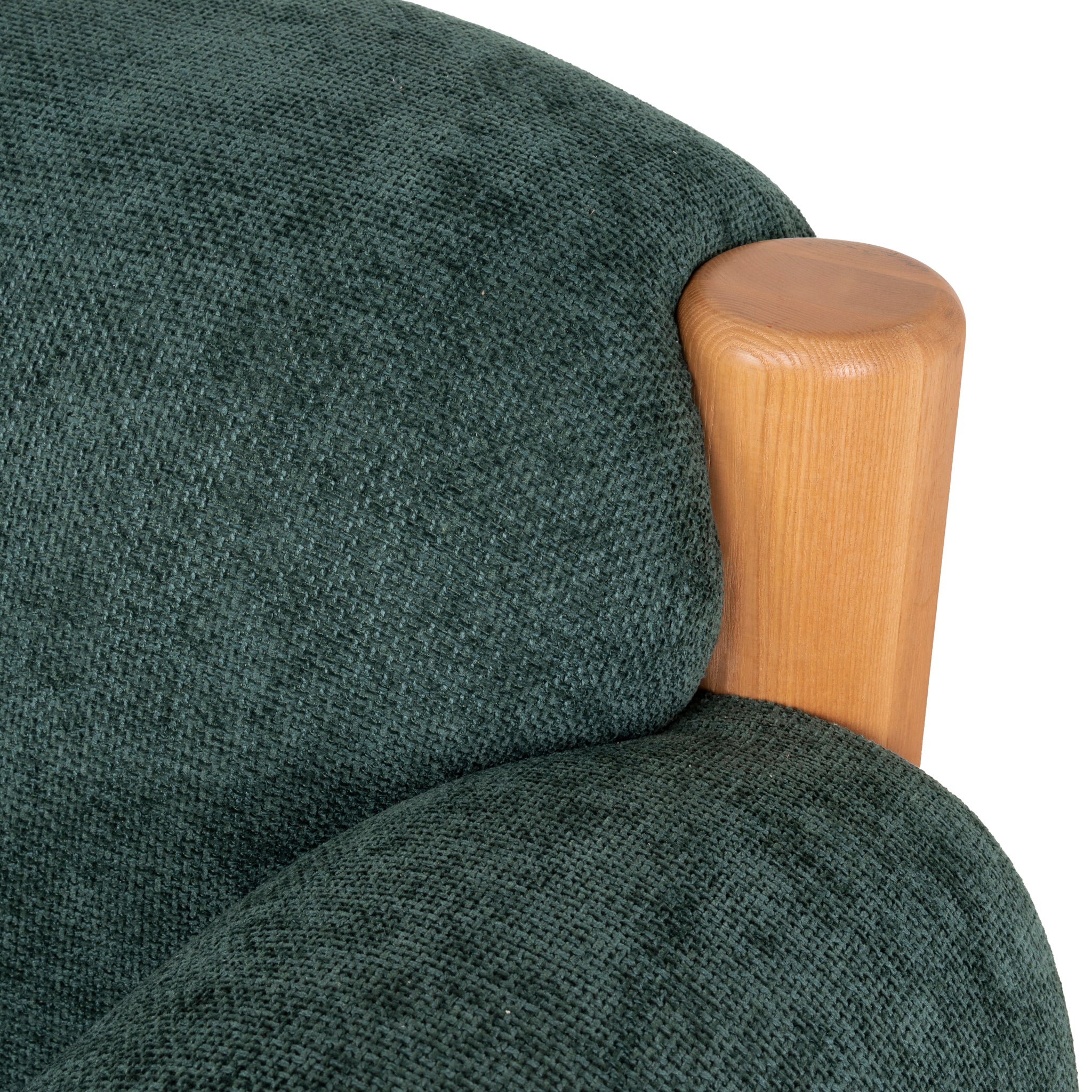 Natural Armchair - Bush Green