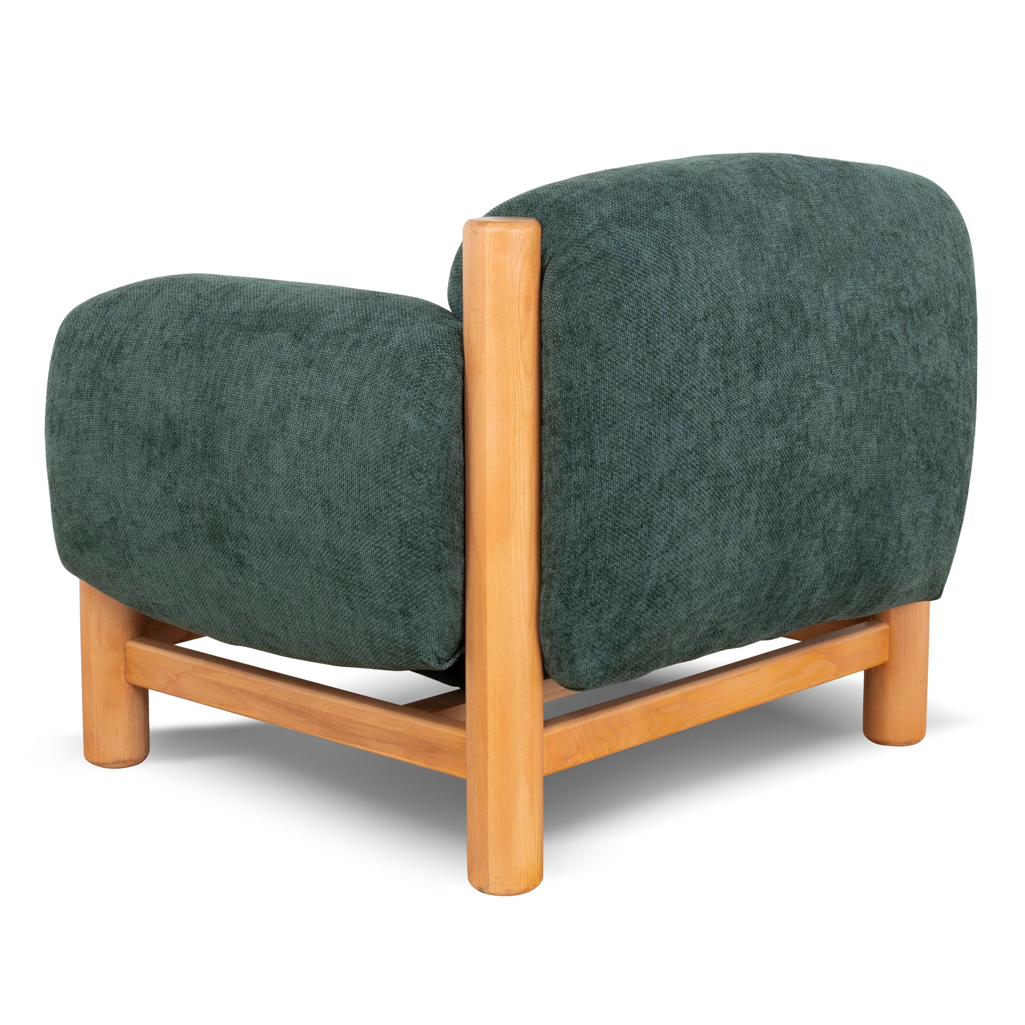 Natural Armchair - Bush Green