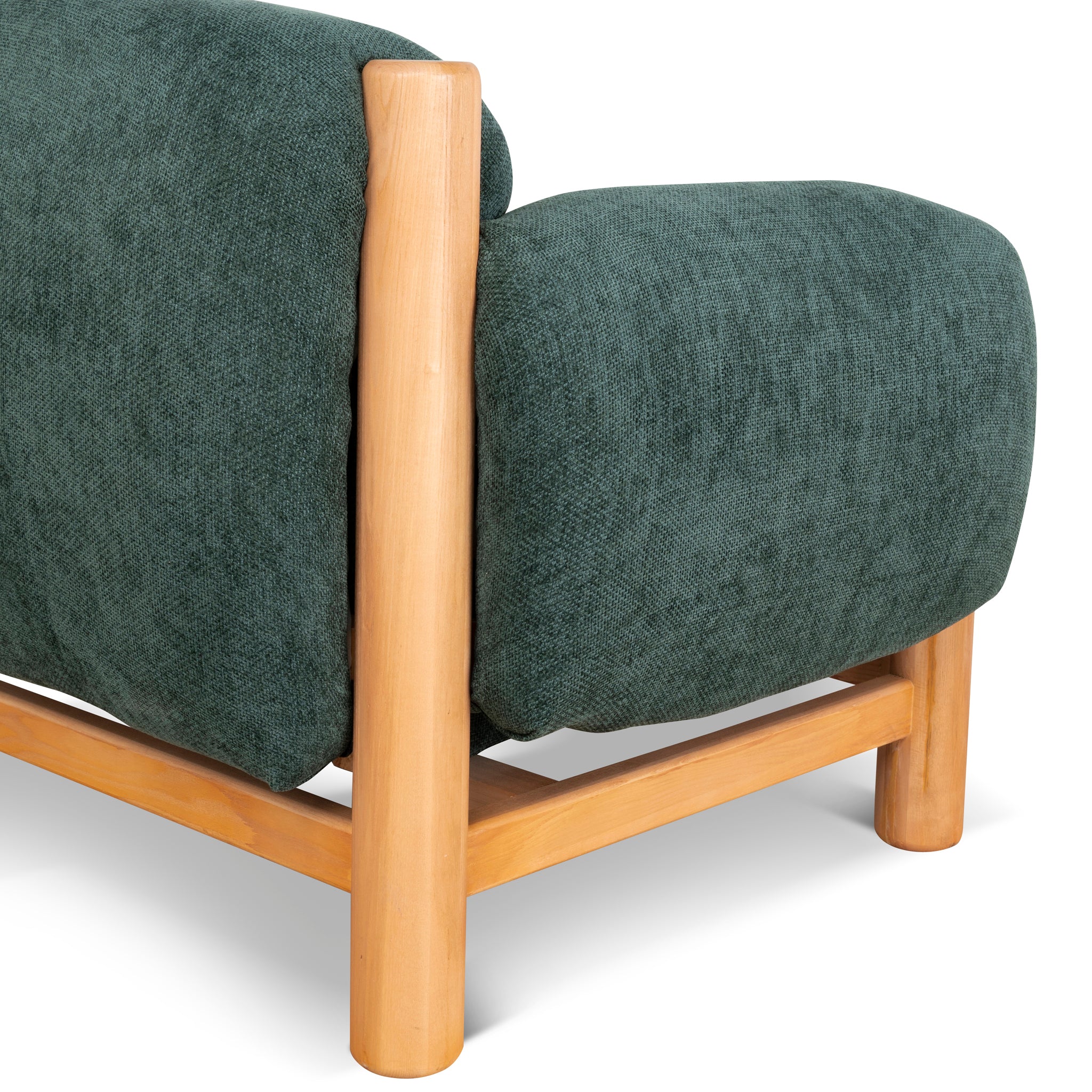Natural Armchair - Bush Green