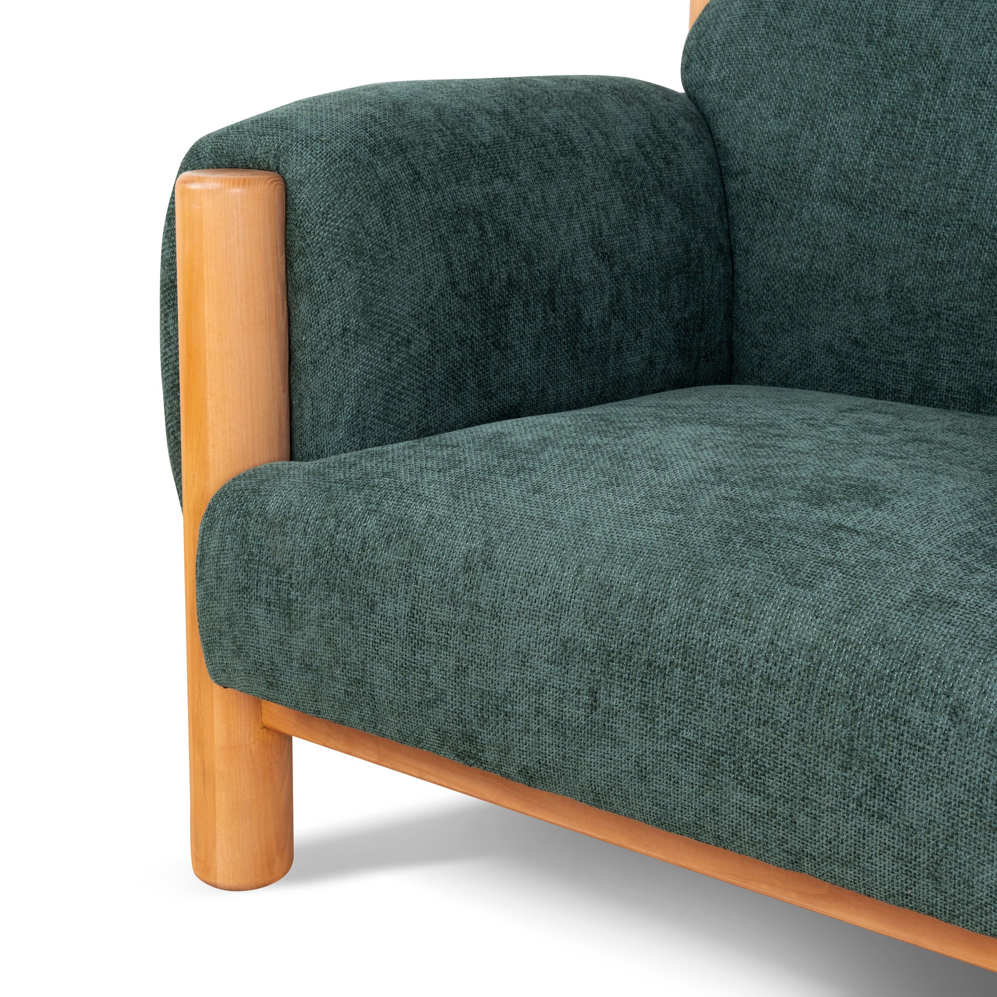 Natural Armchair - Bush Green