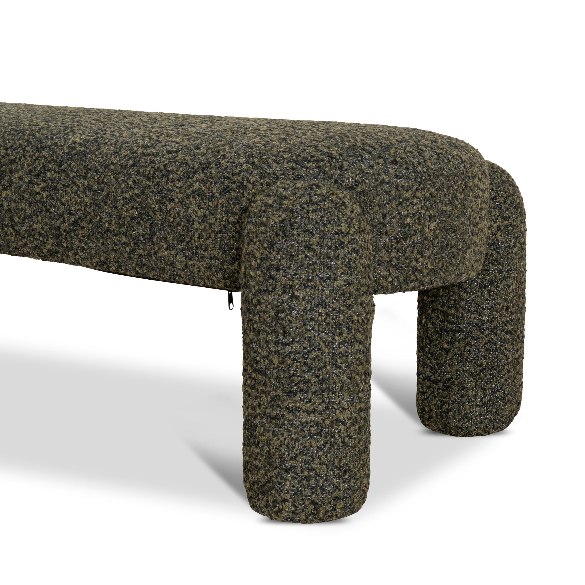 Long Ottoman - Basil Green