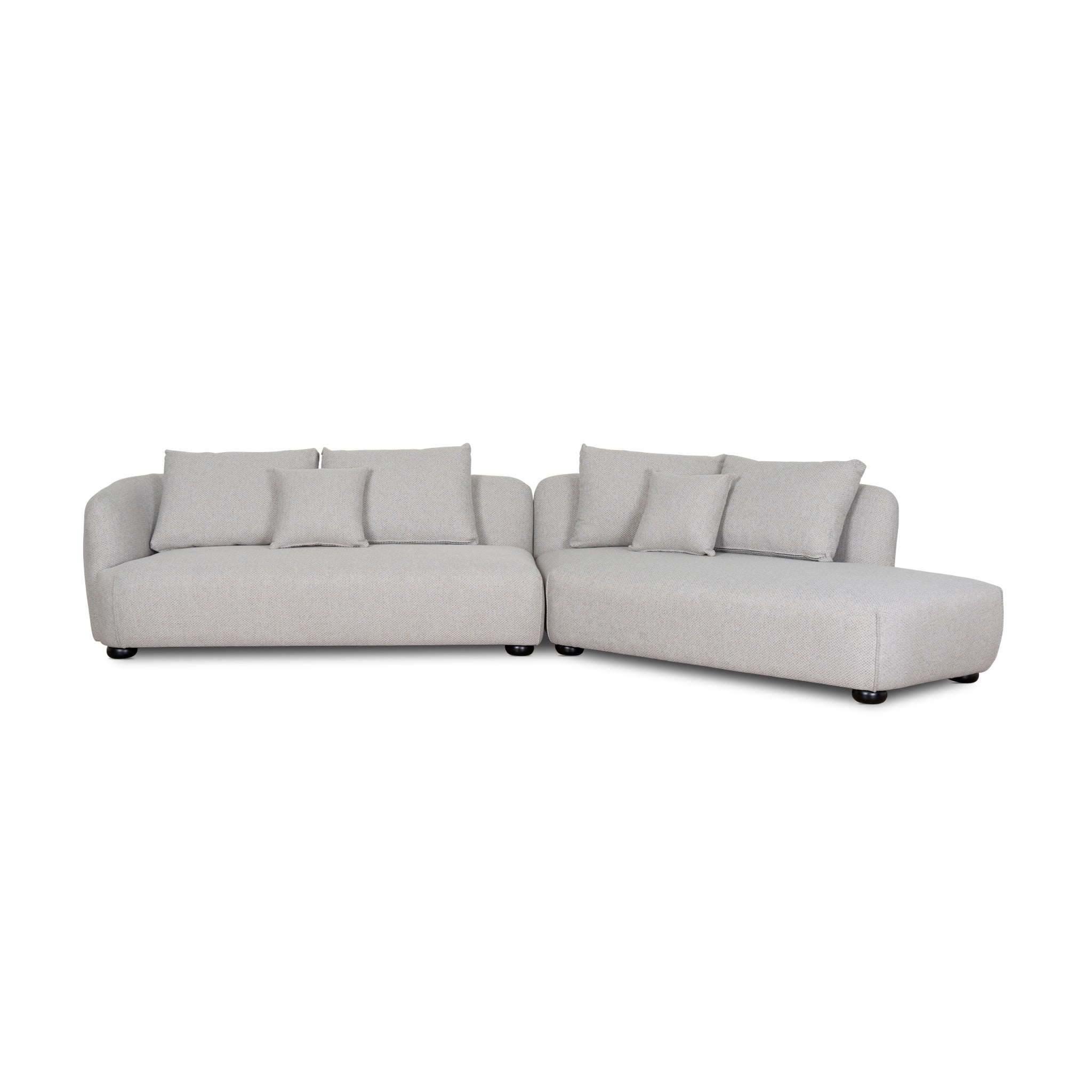CLC10188-CA 3 Seater Right Chaise Sofa - Sterling Sand