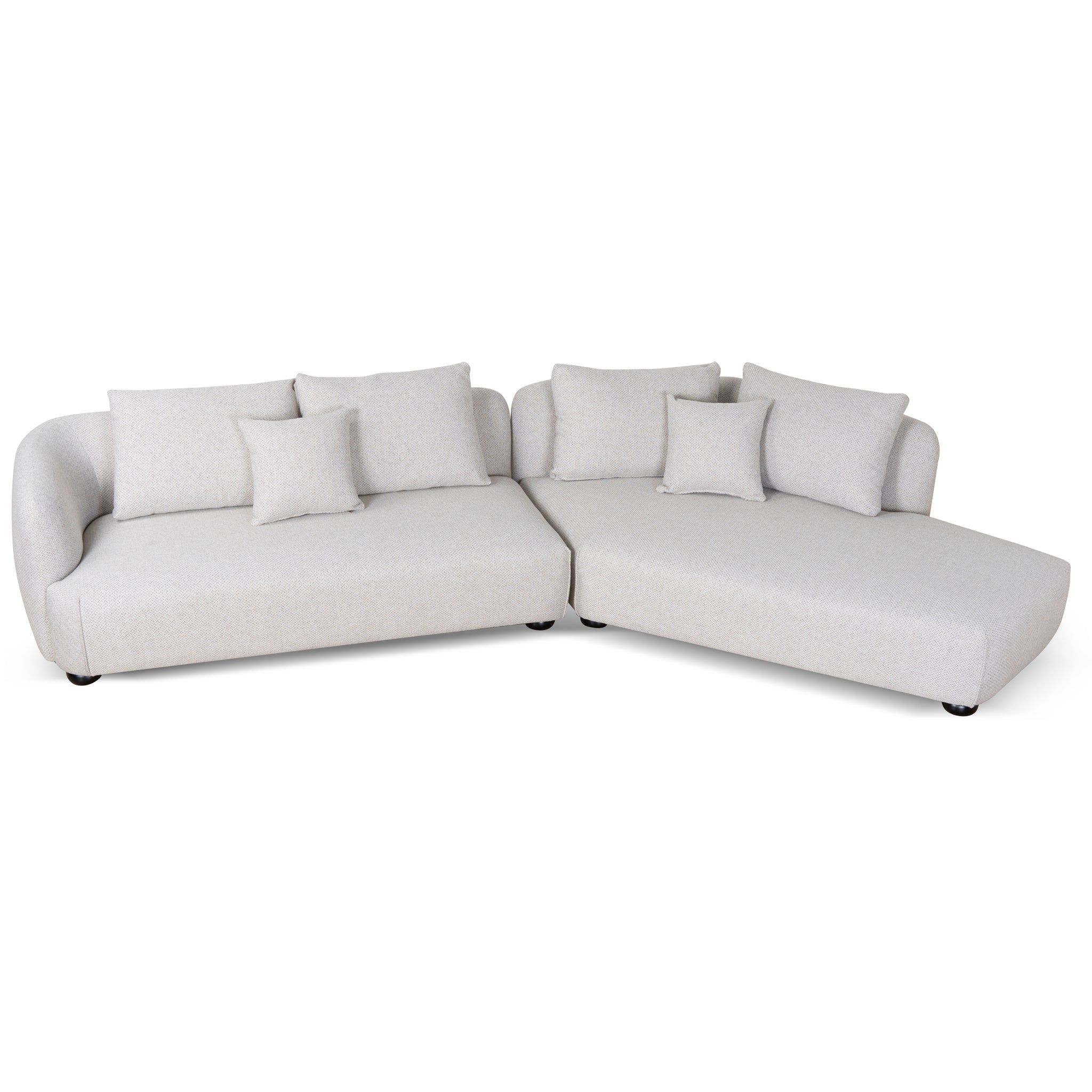 CLC10188-CA 3 Seater Right Chaise Sofa - Sterling Sand