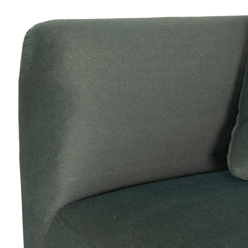 3 Seater Fabric Sofa - Burnt Green