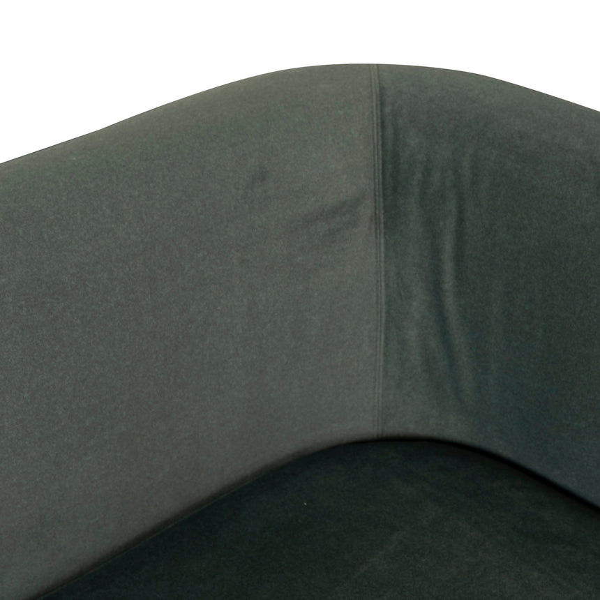 3 Seater Fabric Sofa - Burnt Green