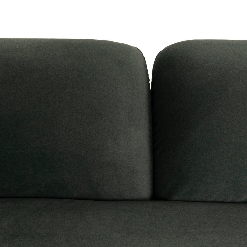 3 Seater Fabric Sofa - Burnt Green