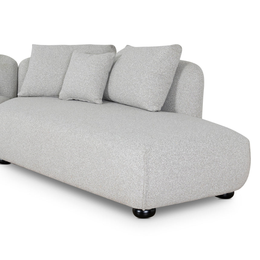 3 Seater Right Chaise Sofa - Clay Grey
