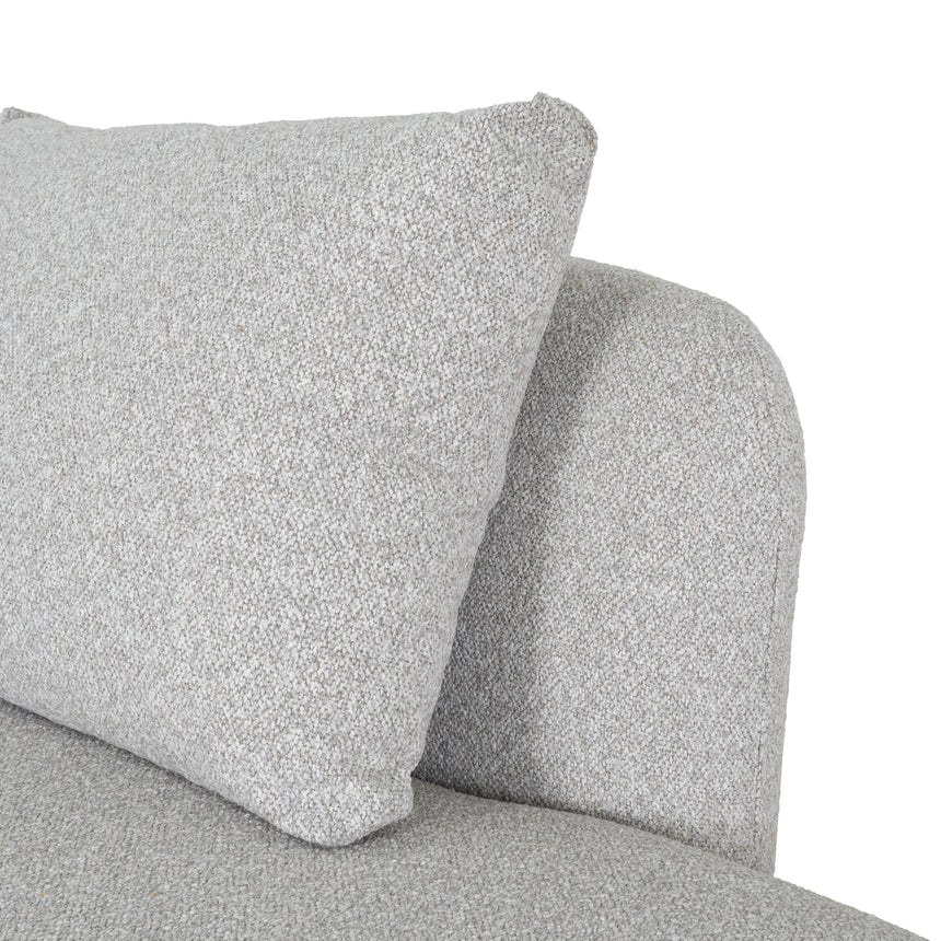 3 Seater Right Chaise Sofa - Clay Grey