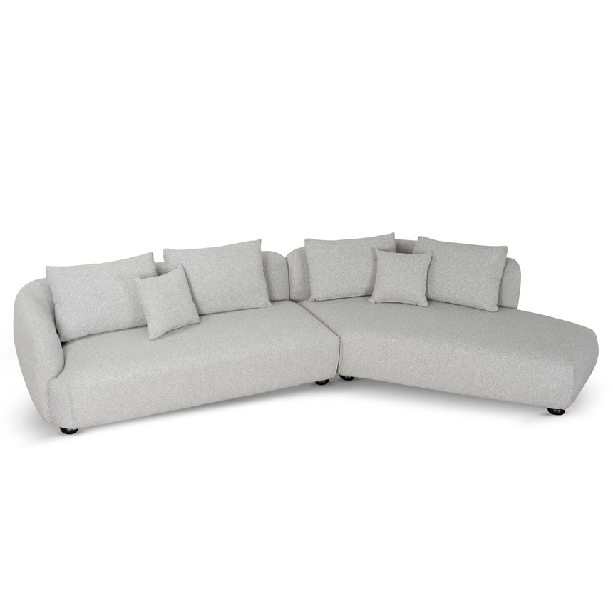 3 Seater Right Chaise Sofa - Clay Grey
