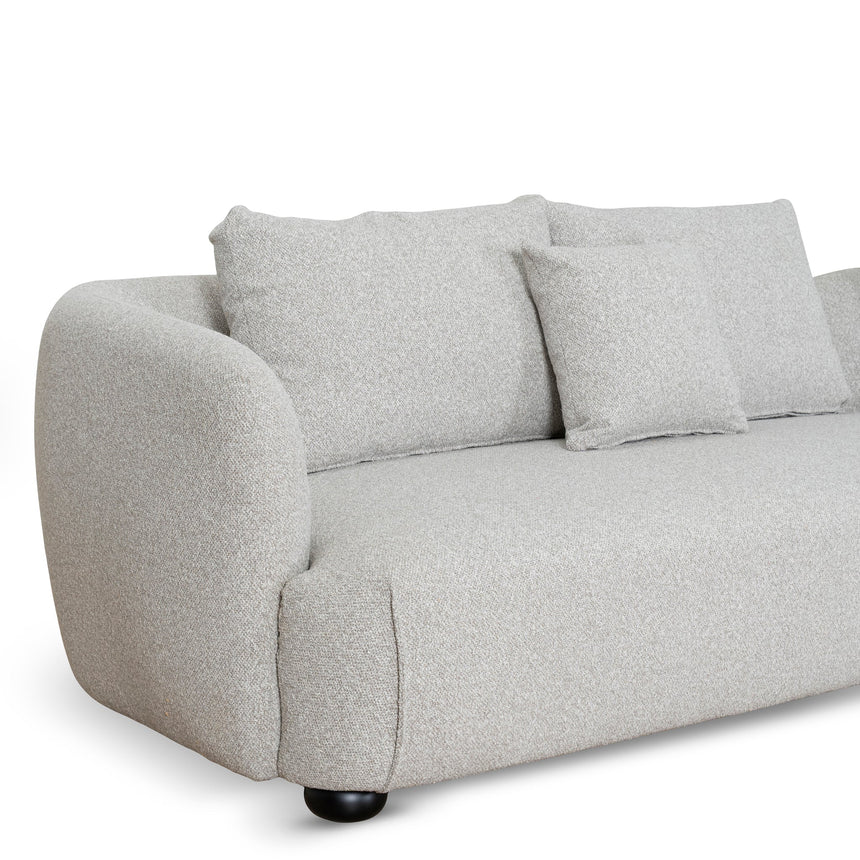 3 Seater Right Chaise Sofa - Clay Grey