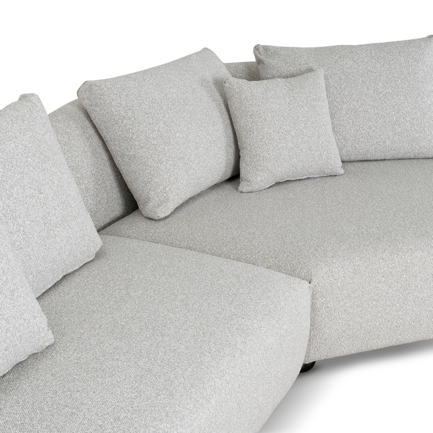 3 Seater Right Chaise Sofa - Clay Grey