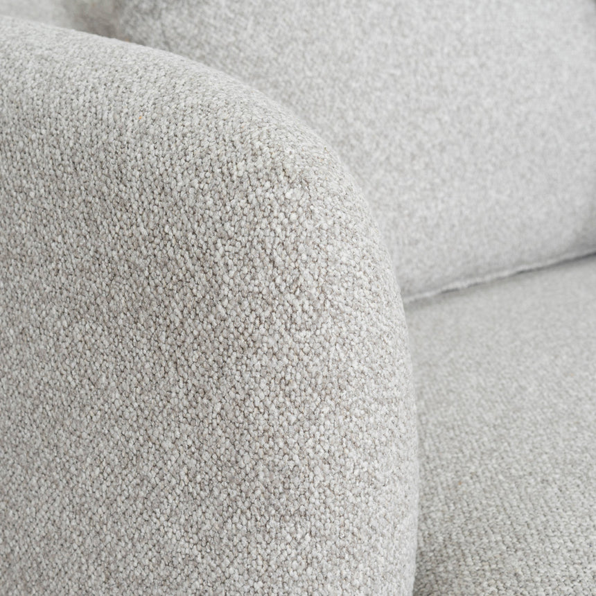 3 Seater Right Chaise Sofa - Clay Grey