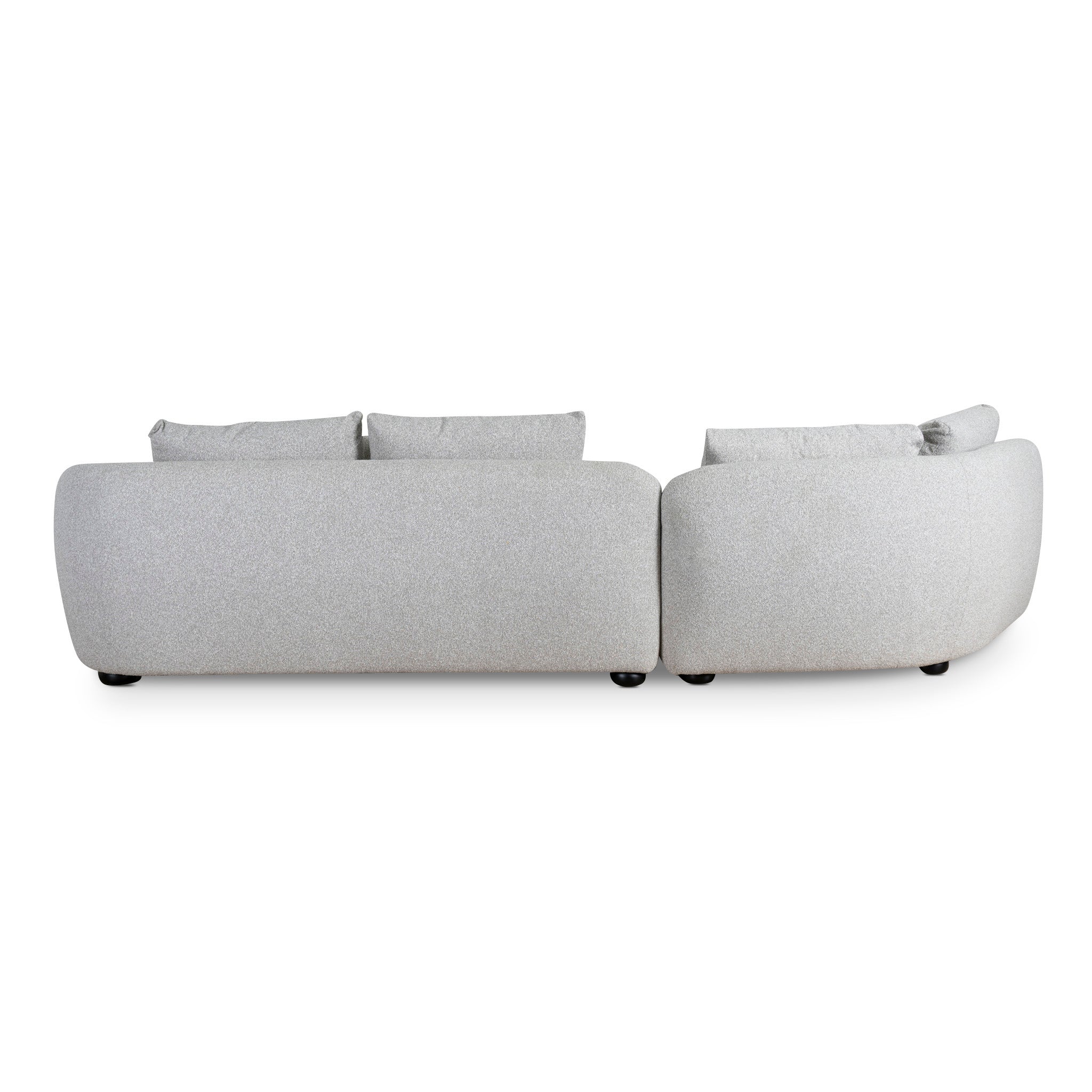 CLC10204-CA 3 Seater Left Chaise Sofa - Clay Grey