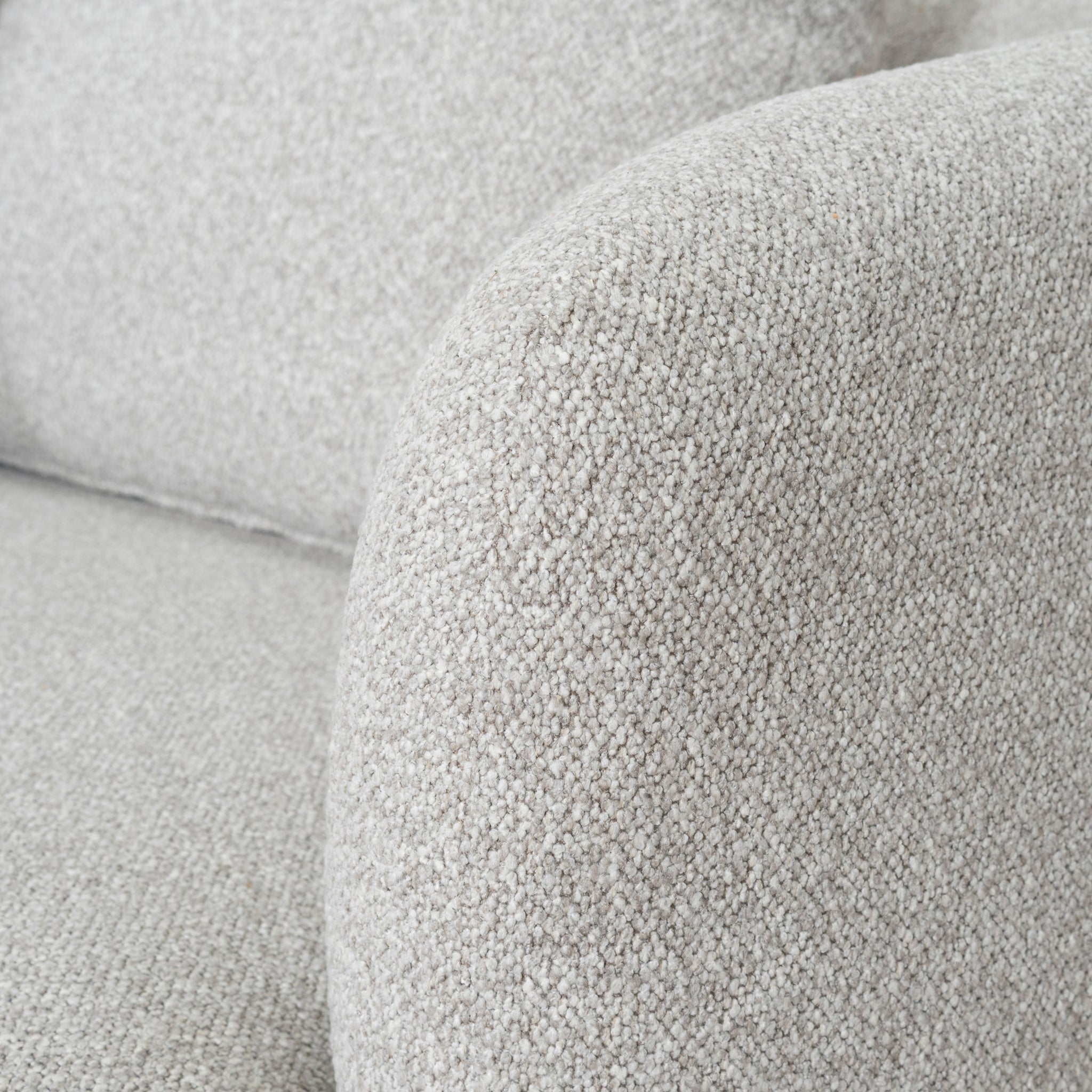 CLC10204-CA 3 Seater Left Chaise Sofa - Clay Grey