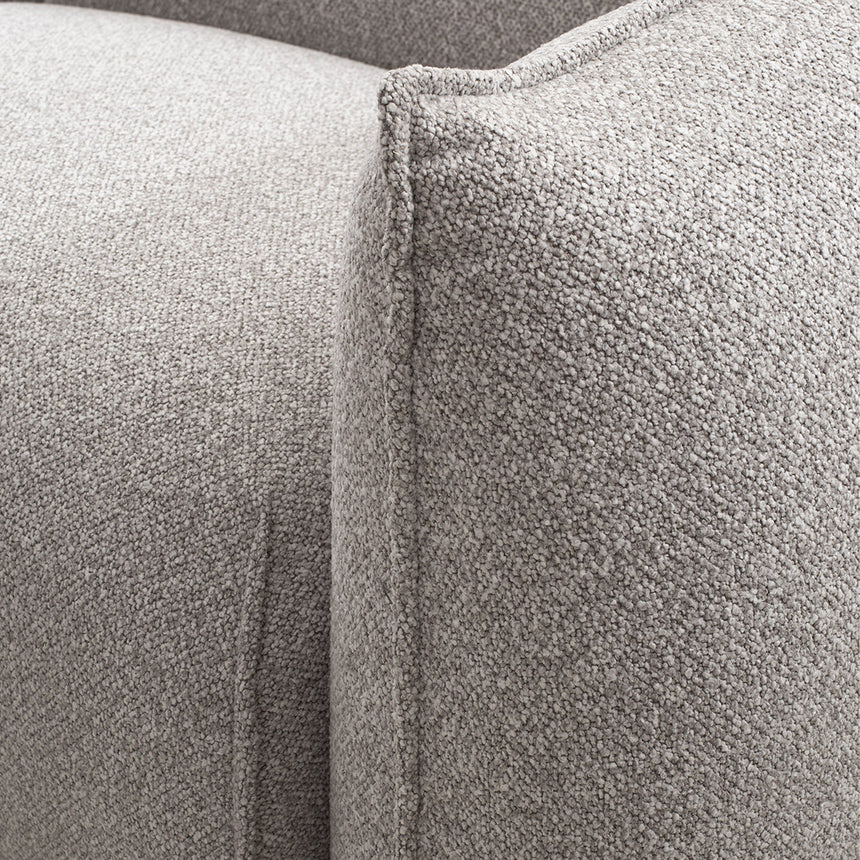 3 Seater Left Chaise Sofa - Clay Grey