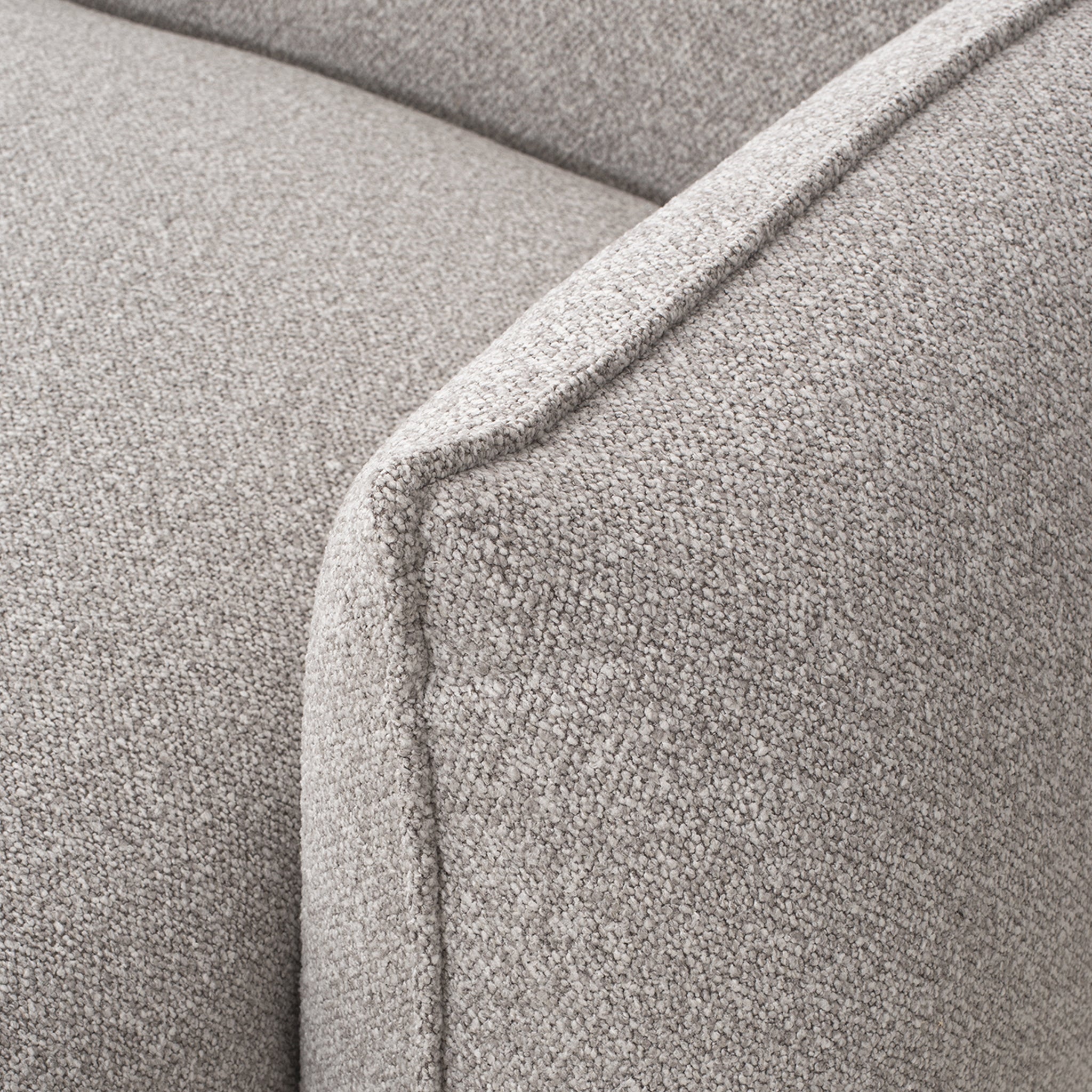 CLC10239-IG 3 Seater Right Chaise Sofa - Clay Grey