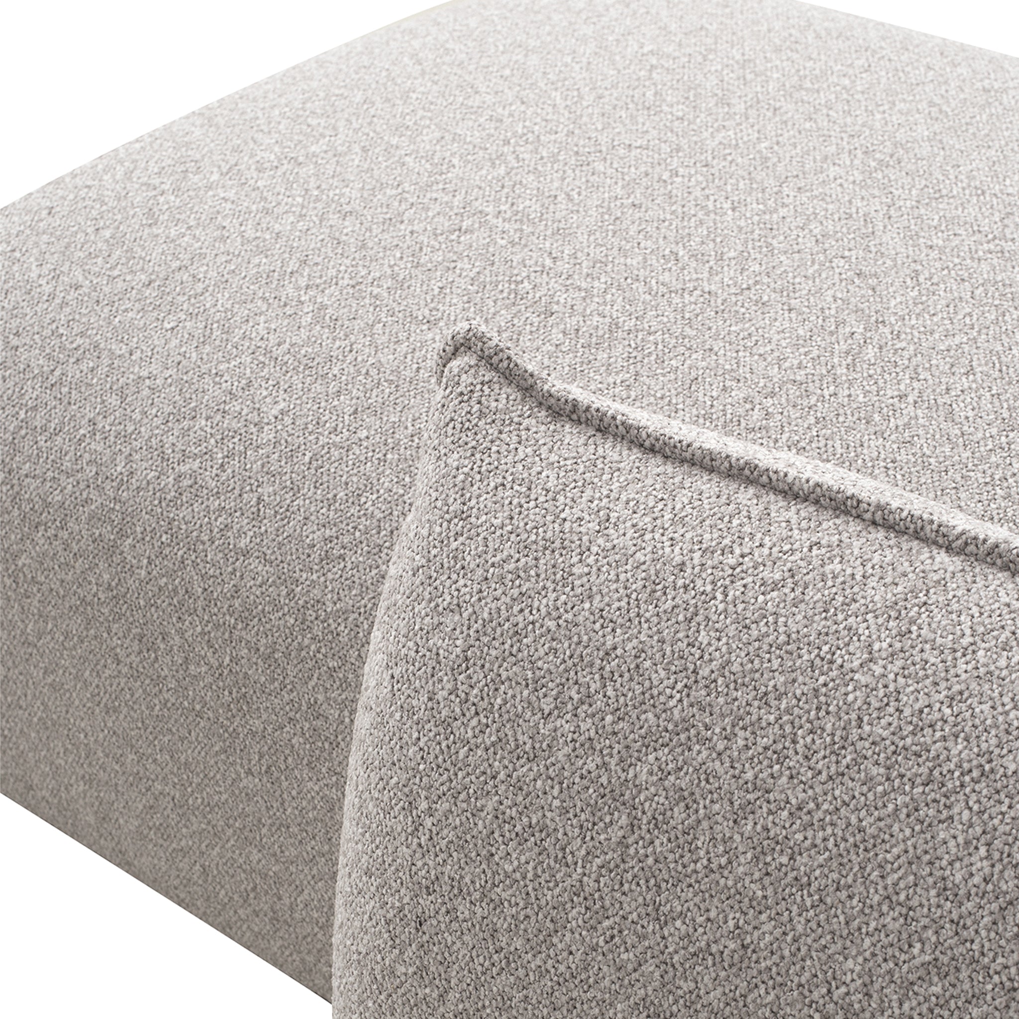 CLC10239-IG 3 Seater Right Chaise Sofa - Clay Grey