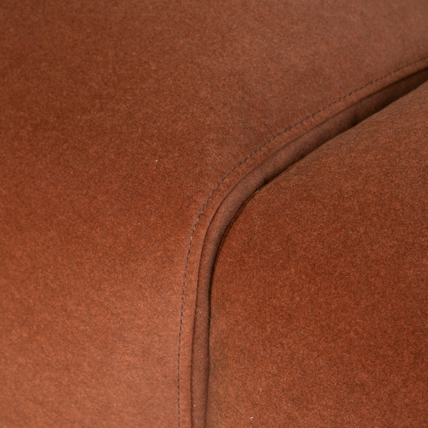 3 Seater Sofa - Rustic Burnt Orange