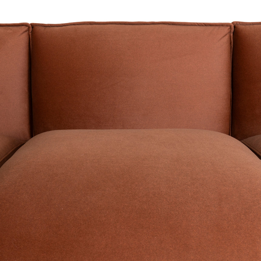 3 Seater Sofa - Rustic Burnt Orange