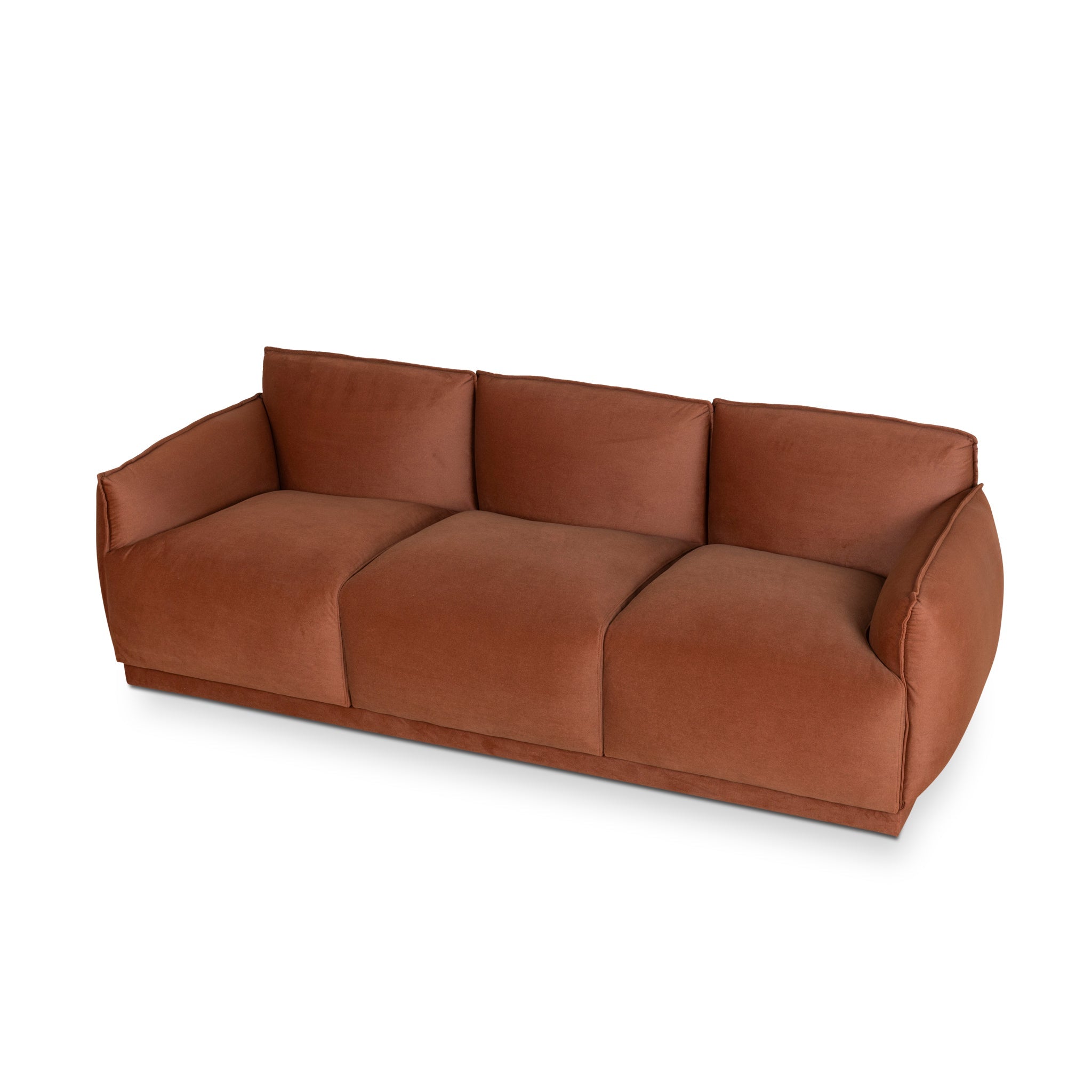 3 Seater Sofa - Red Bronze