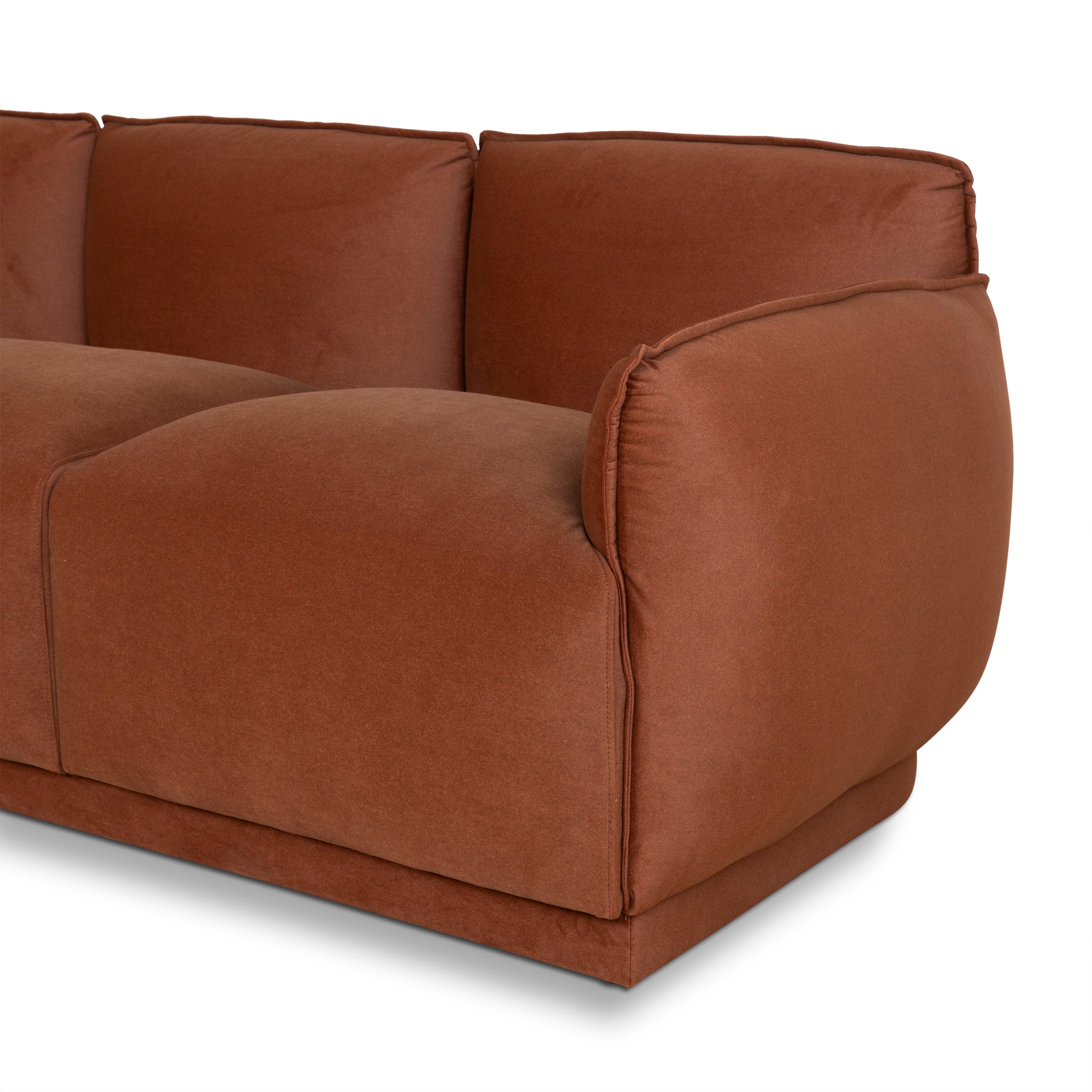 3 Seater Sofa - Red Bronze