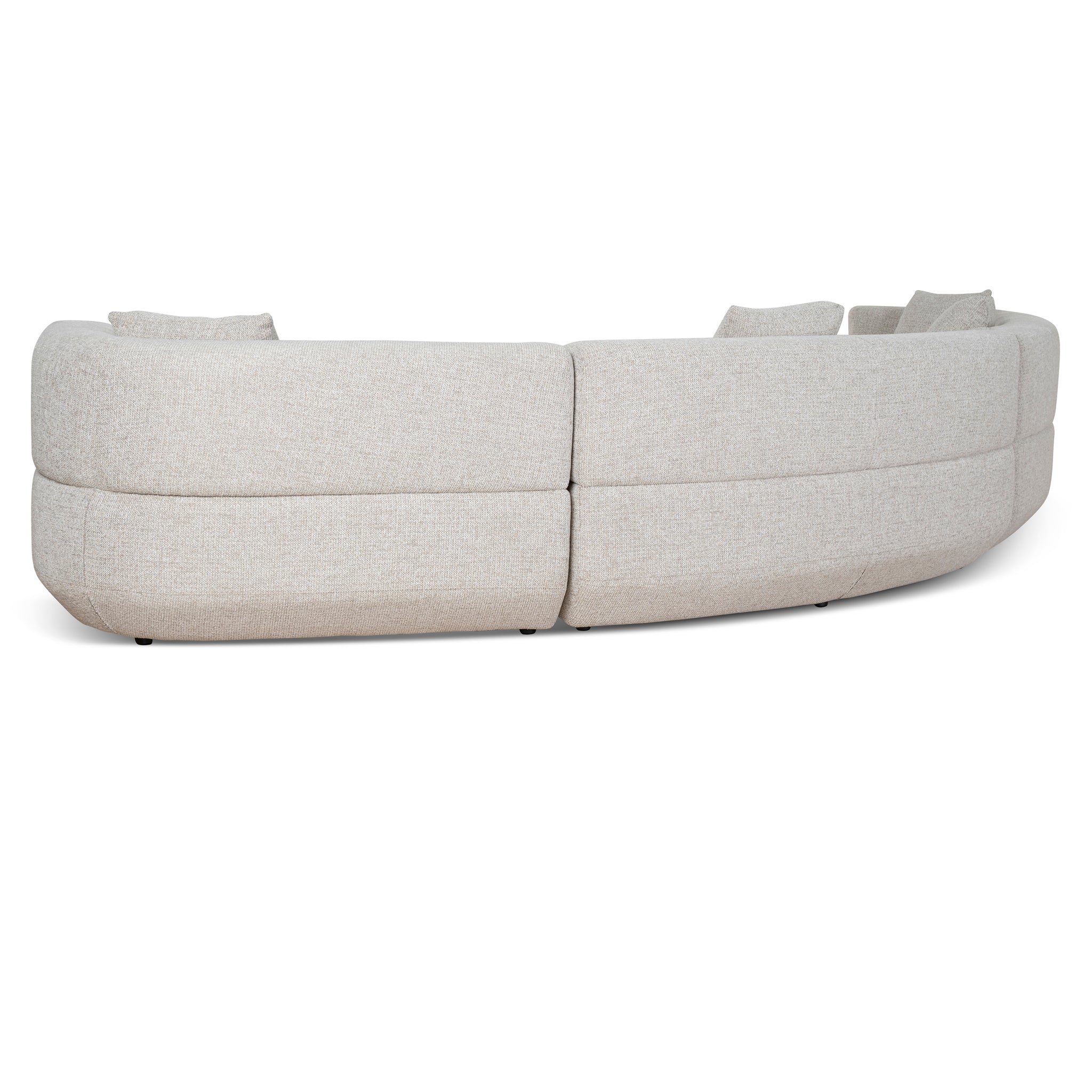 Modular Right Chaise Sofa - Milan Beige - image 7