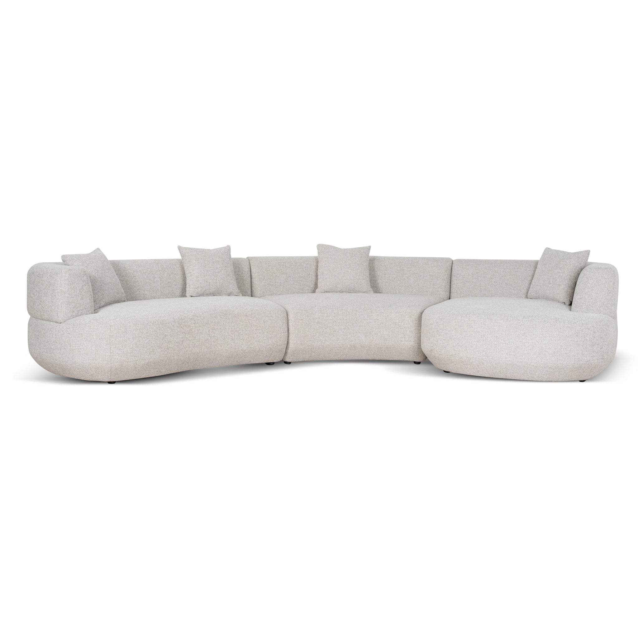 CLC10272-FS Modular Right Chaise Sofa - Milan Beige