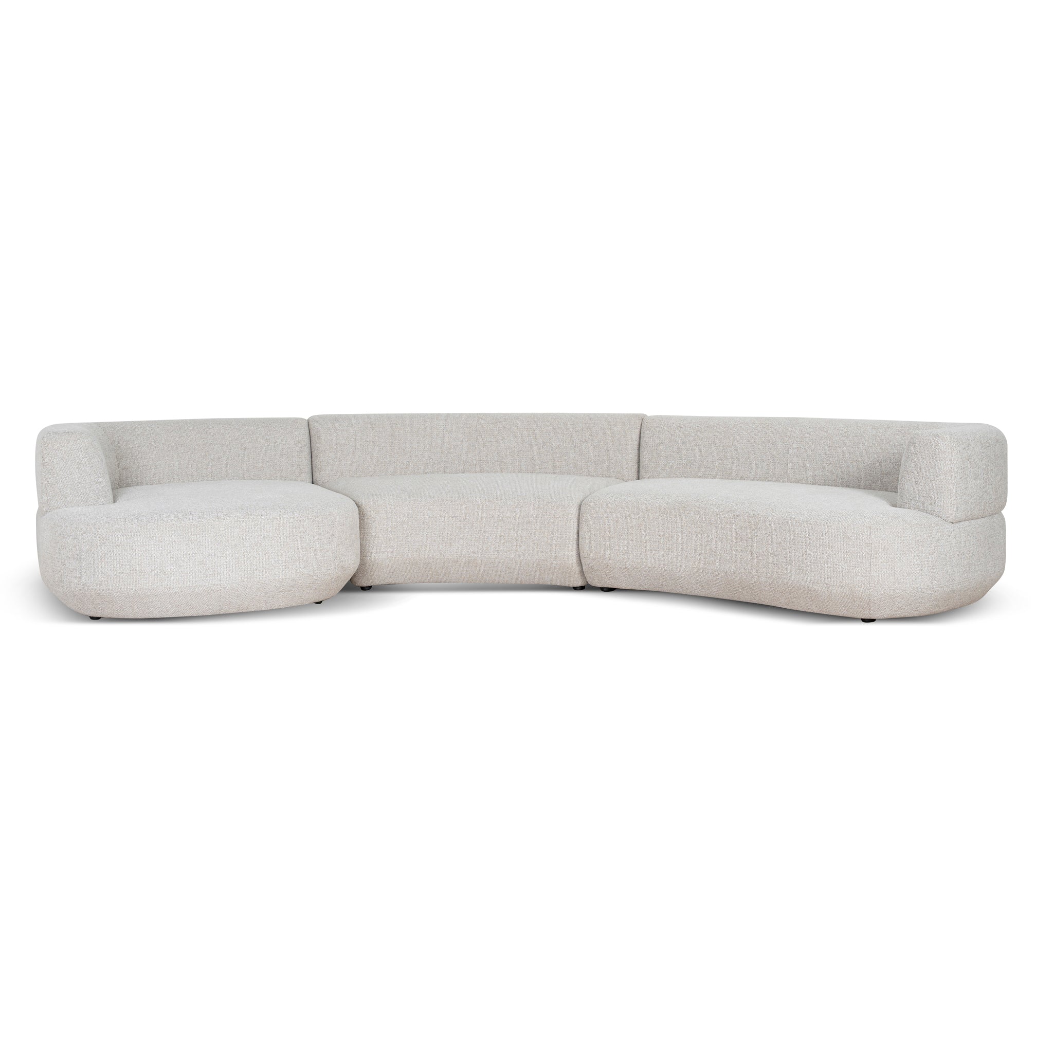 Modular Left Chaise Sofa - Milan Beige