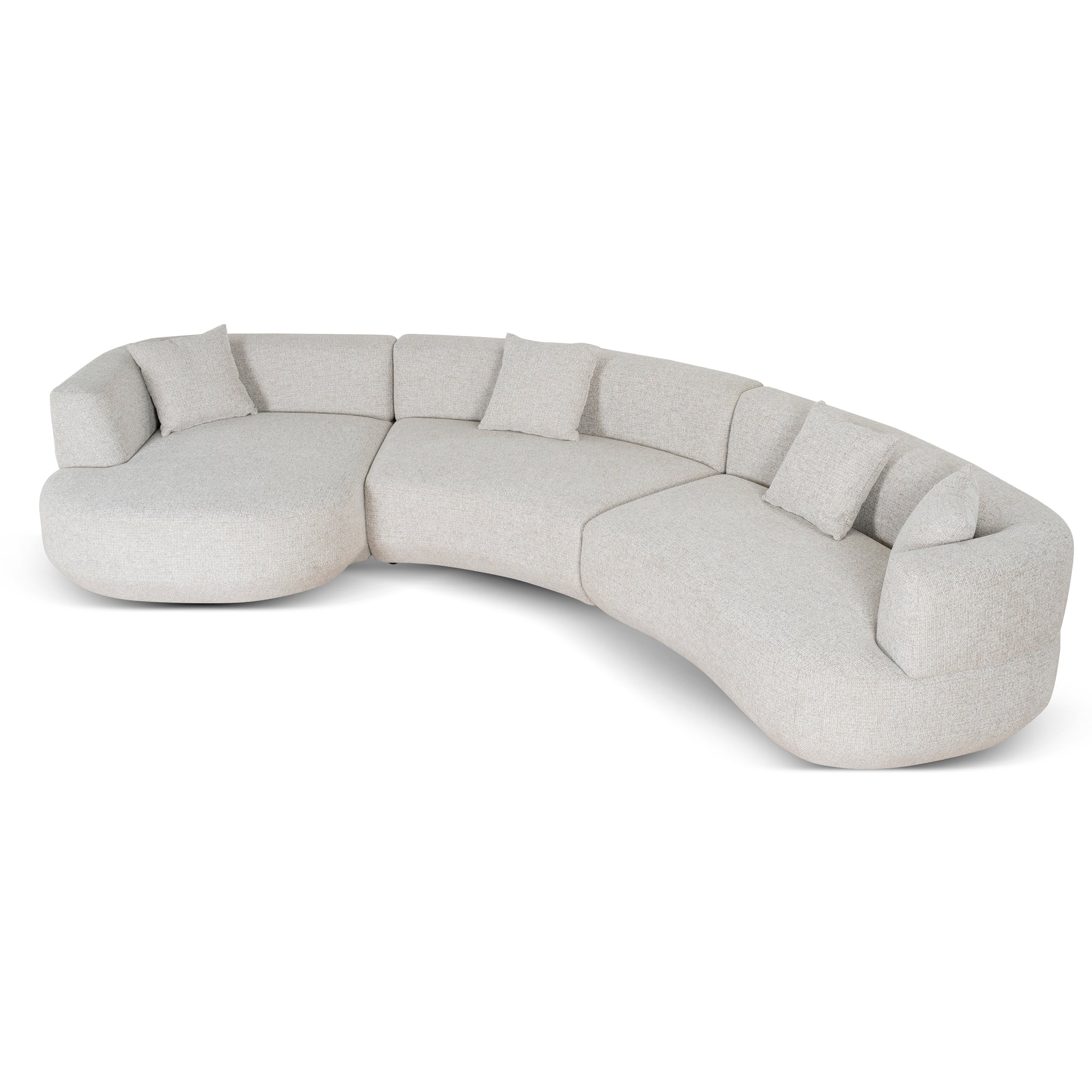 CLC10273-FS Modular Left Chaise Sofa - Milan Beige