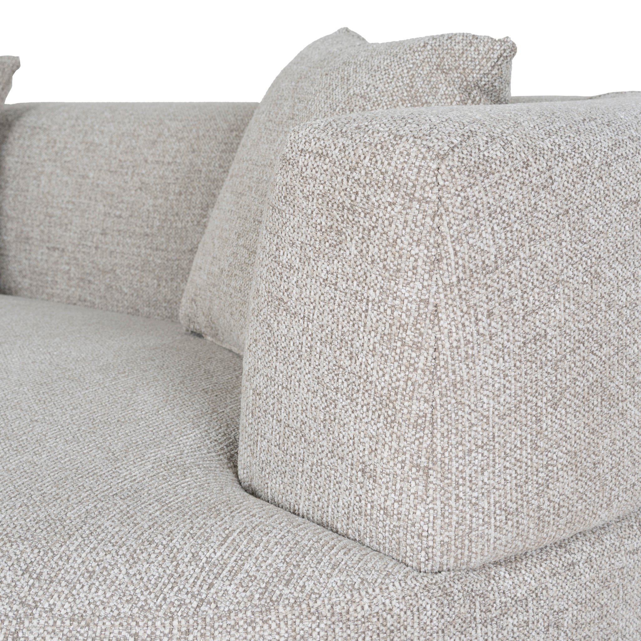 3 Seater Sofa - Coral Natural Linen