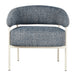 Fabric Armchair - Prussian Blue - image 2
